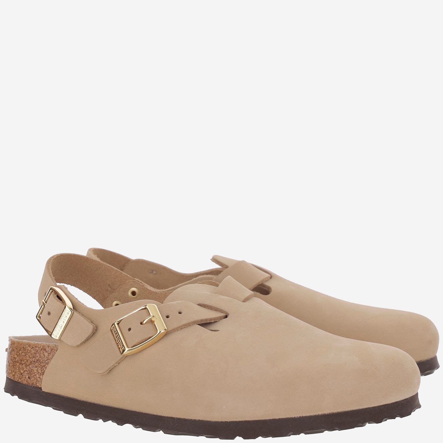 Birkenstock Nubuk Leather Tokio Clog Shoes
