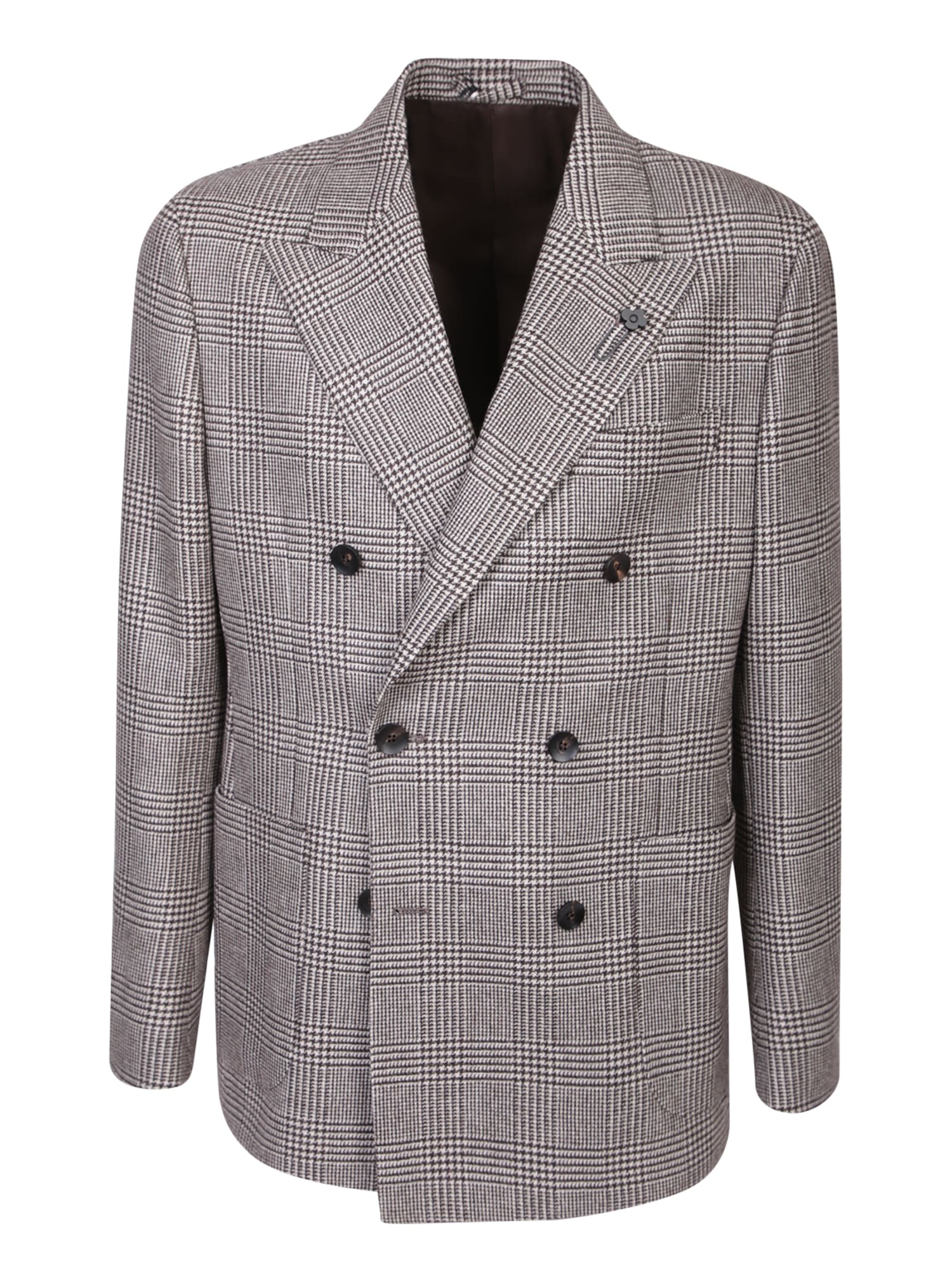 Shop Lardini Special Line Beige/brown Jacket