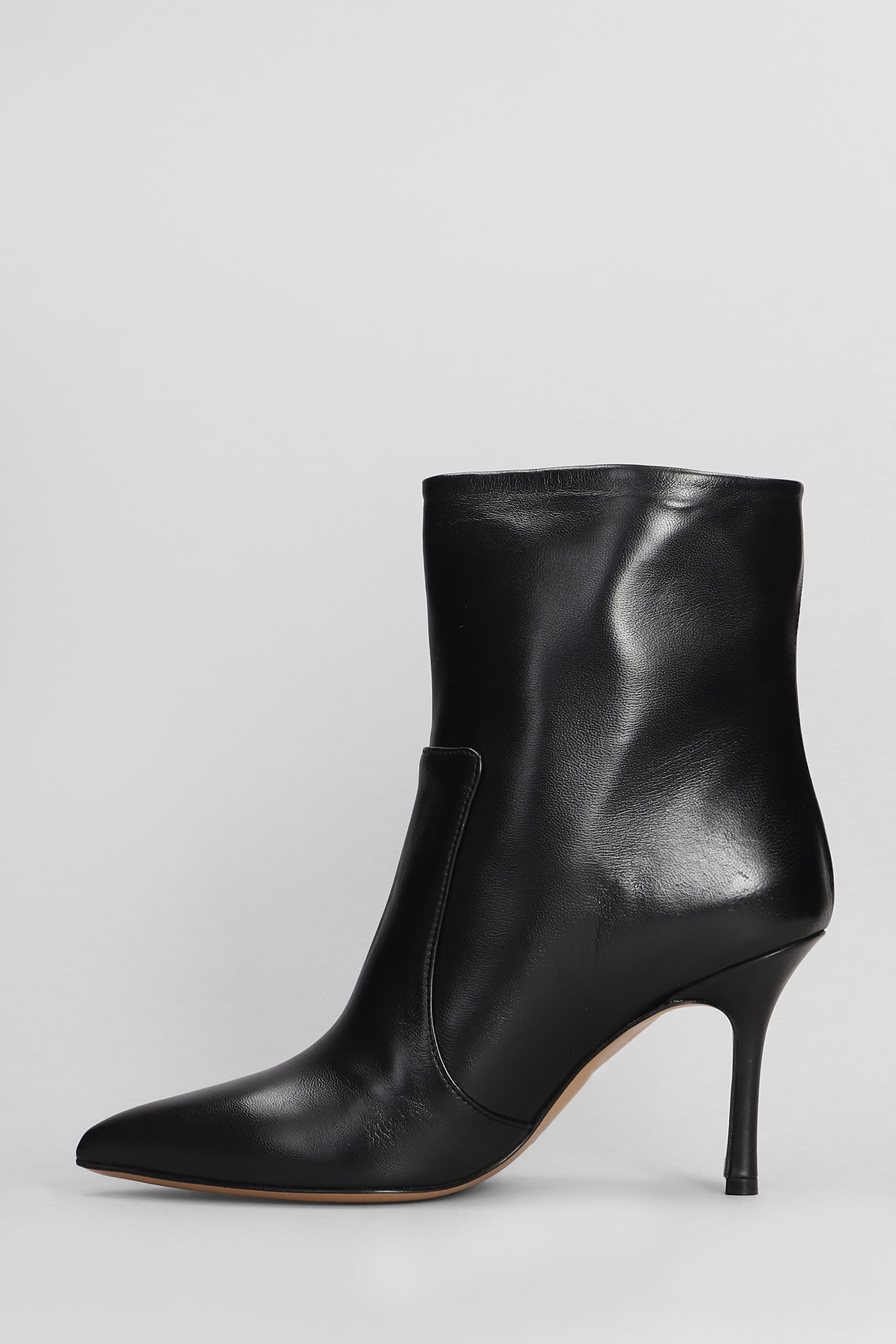 Shop The Seller Texan Ankle Boots In Black Leather