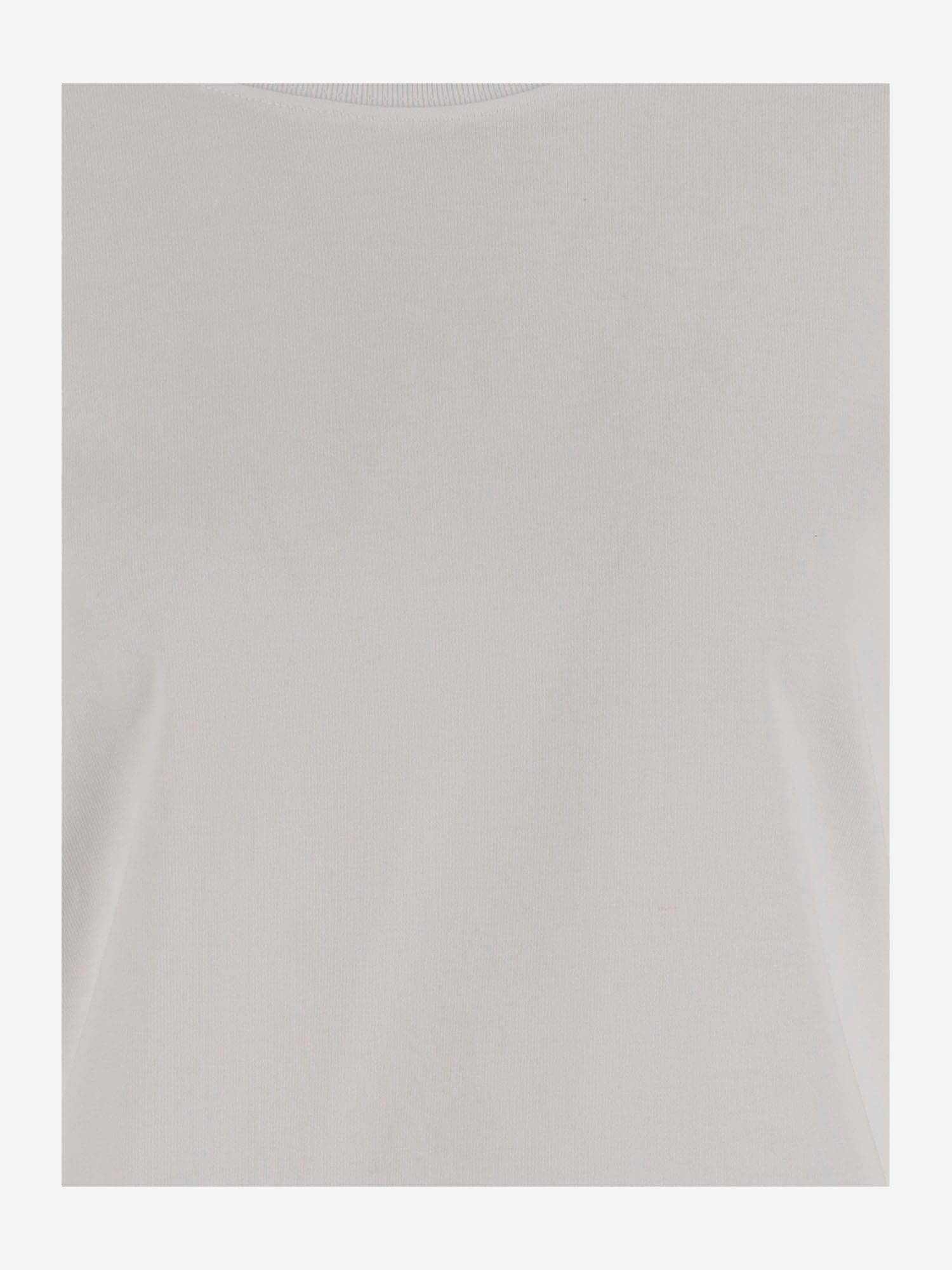 Darkpark Doyle Cropped Draped Short Sleeve Tee Clothing In White