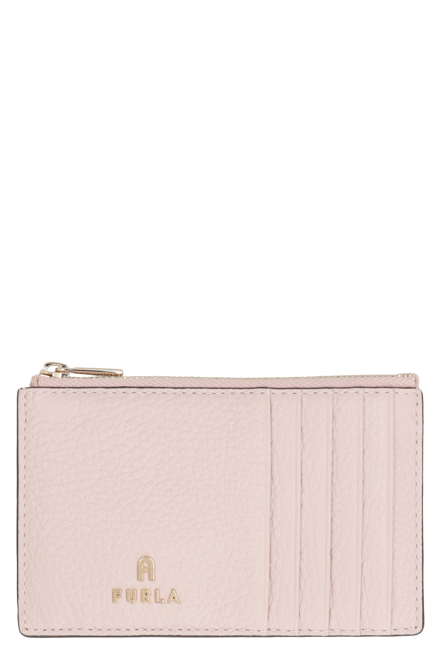 Camelia Leather Card Holder