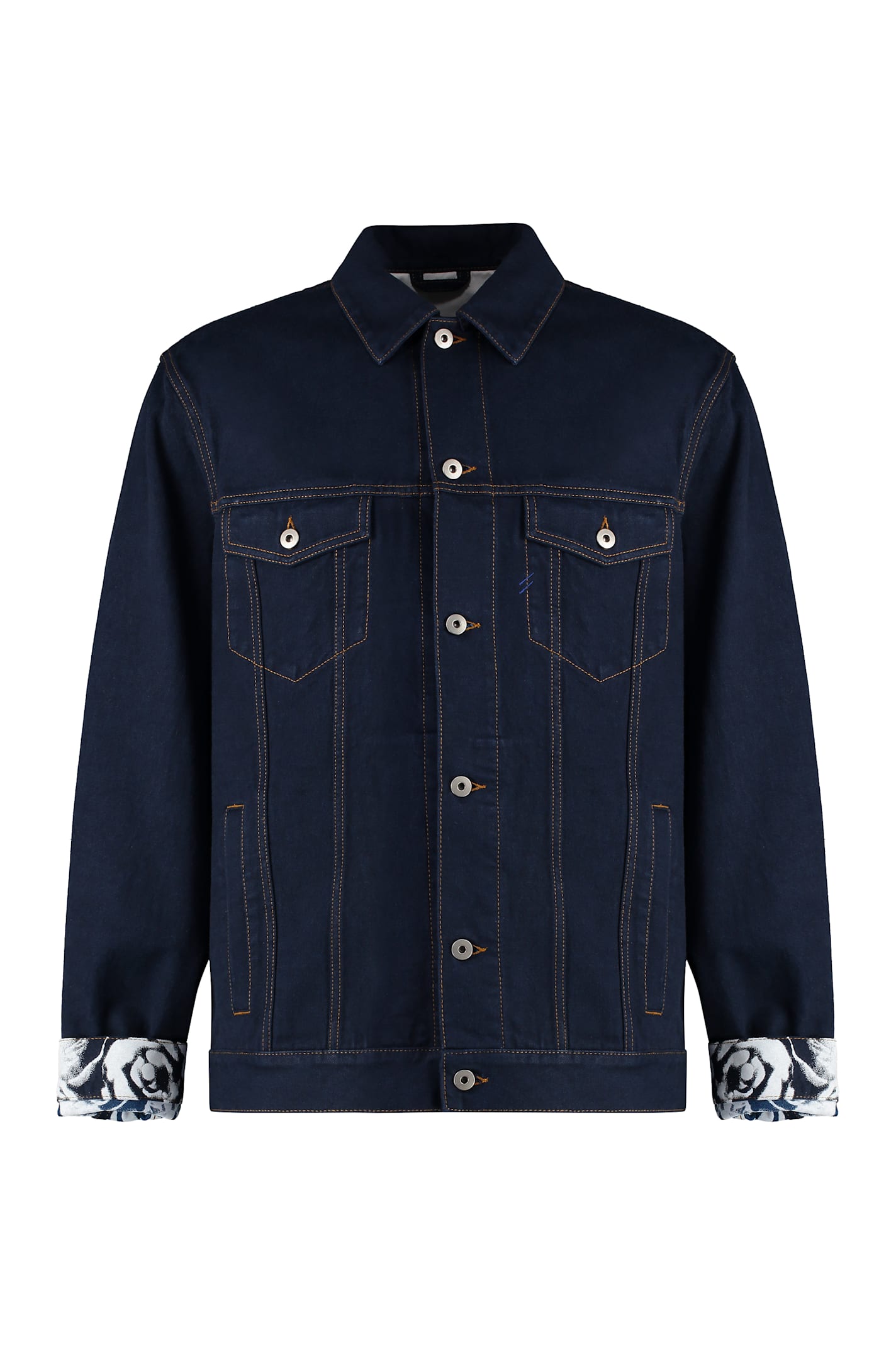 Burberry Pro-d12 Jeans Jacket In Blue