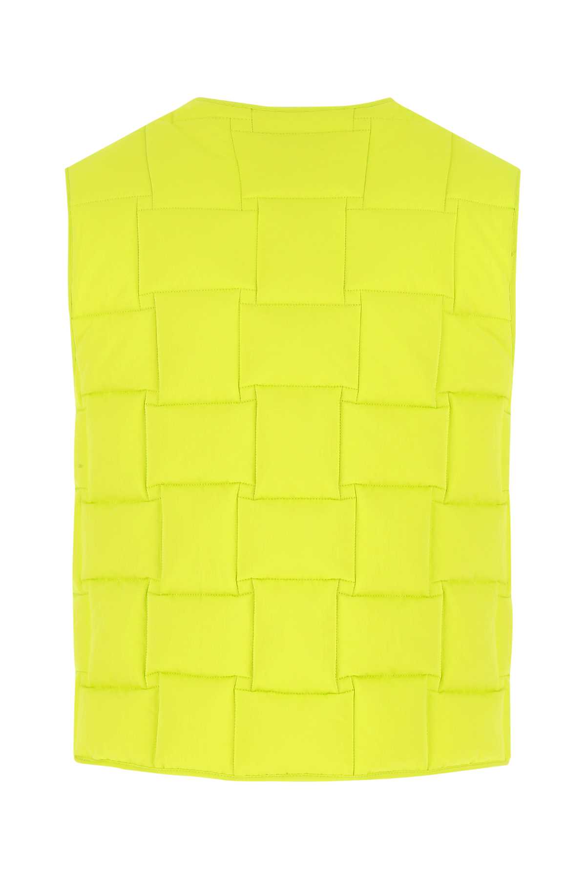 Bottega Veneta Technical Nylon Vest With All-over Woven Pattern In 7214