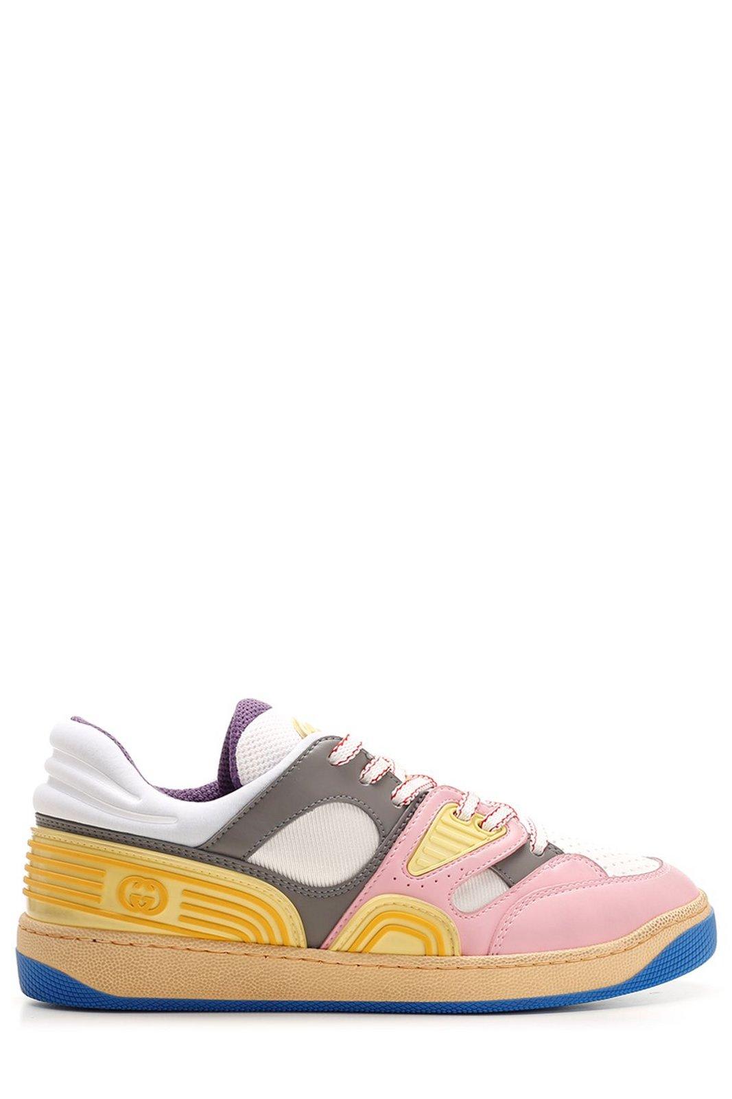 GUCCI BASKET PANELLED LOW-TOP SNEAKERS