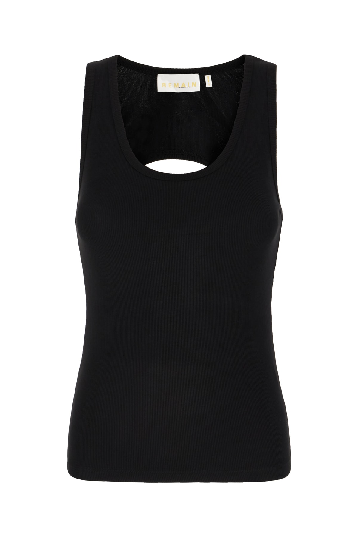 Black Stretch Cotton Top