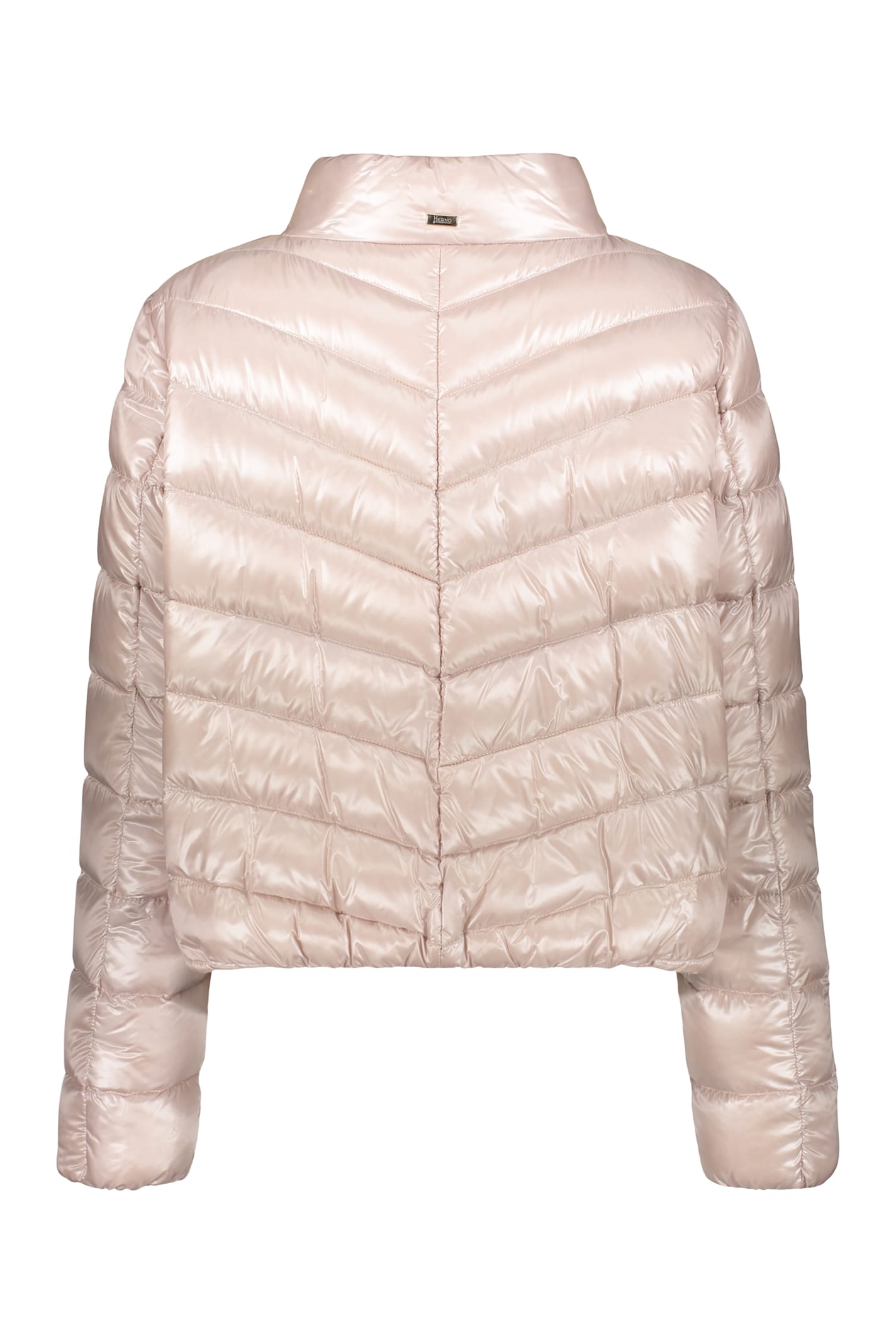 Herno Nylon Down Jacket In Pink