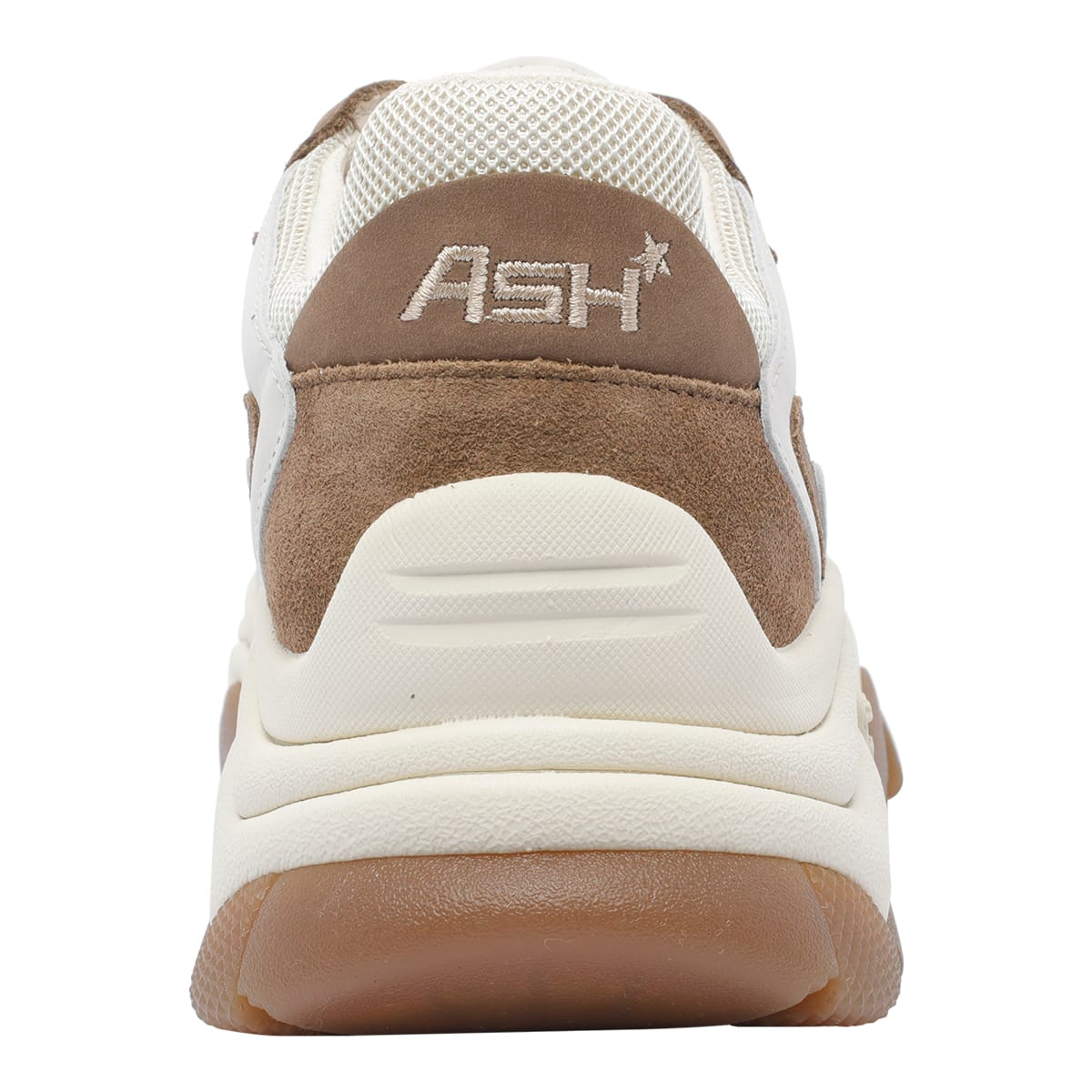 Ash Addict Sneakers In Taupe Suede And Fabric In Brown