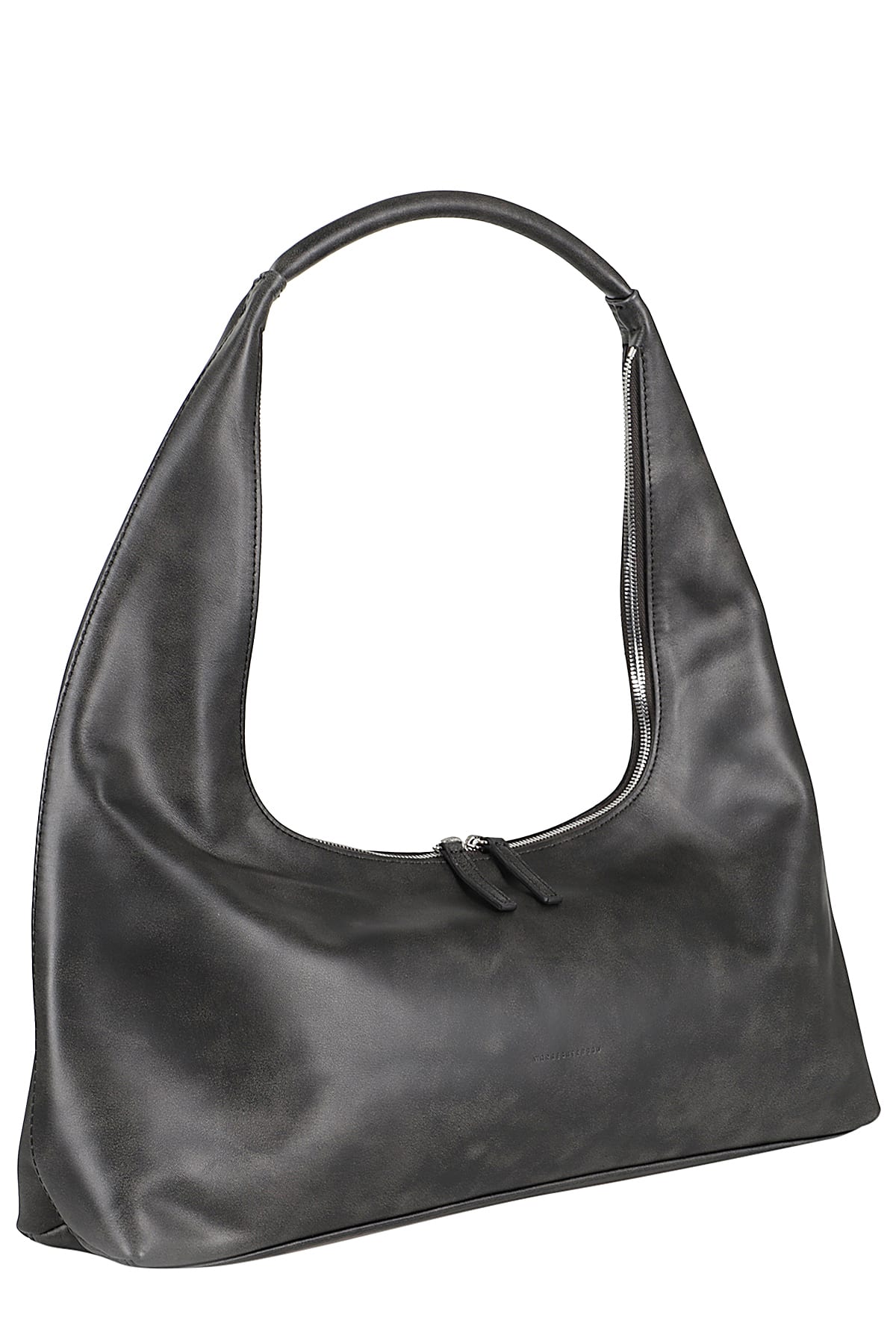 Shop Marge Sherwood Hobo Large In Washed Black Two Tone