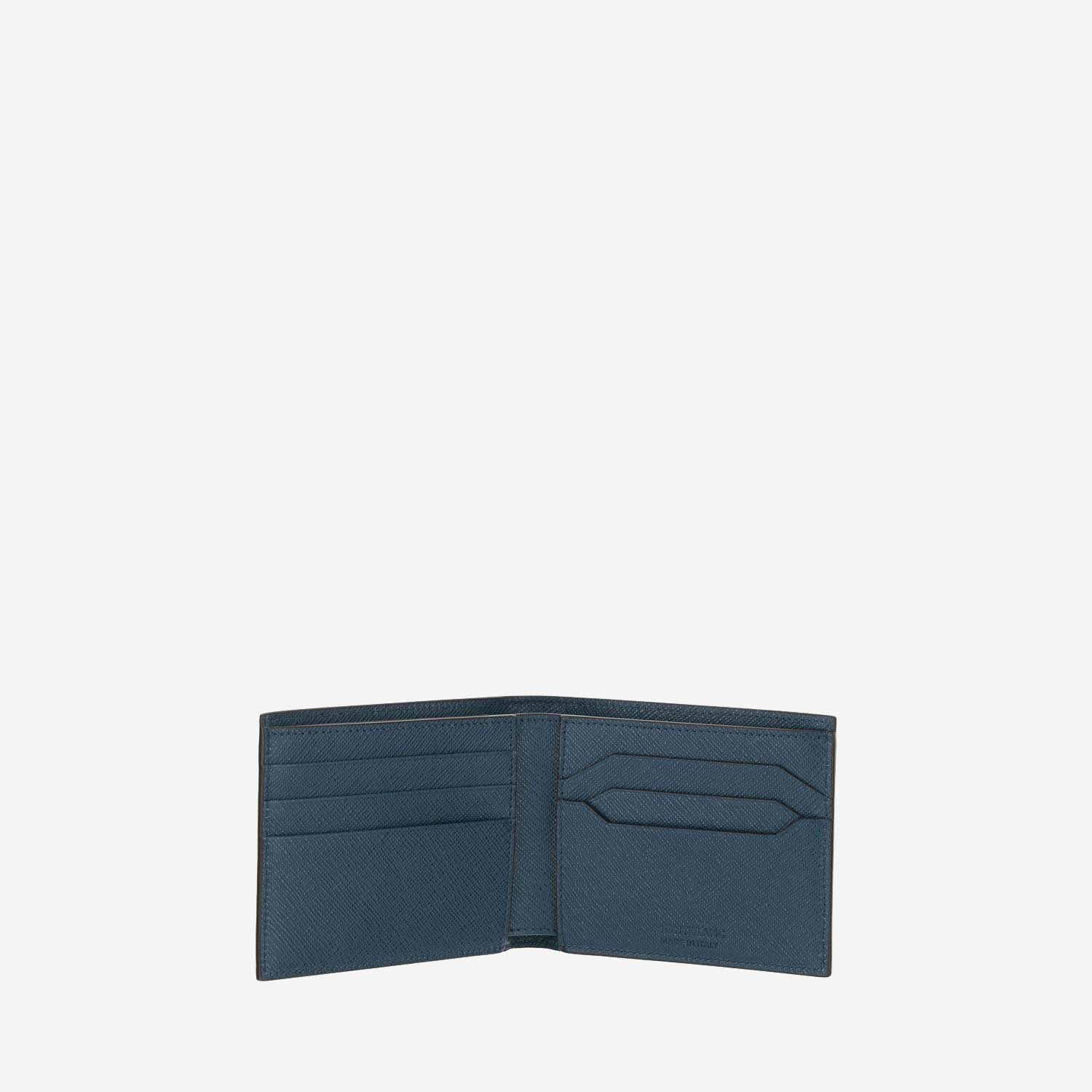 Shop Montblanc Sartorial Wallet In Blue