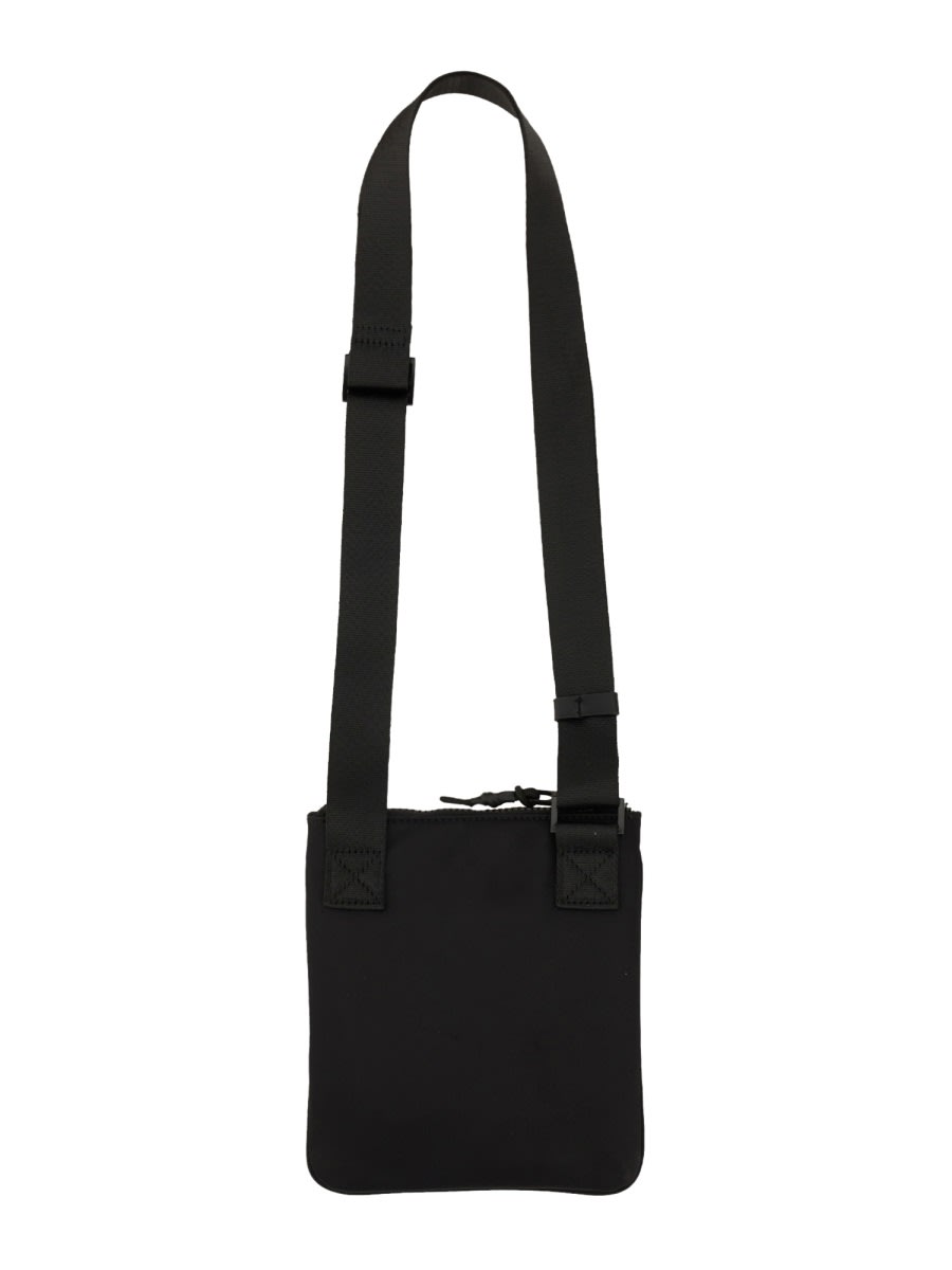 Versace Jeans Couture V-emblem Bag In Black