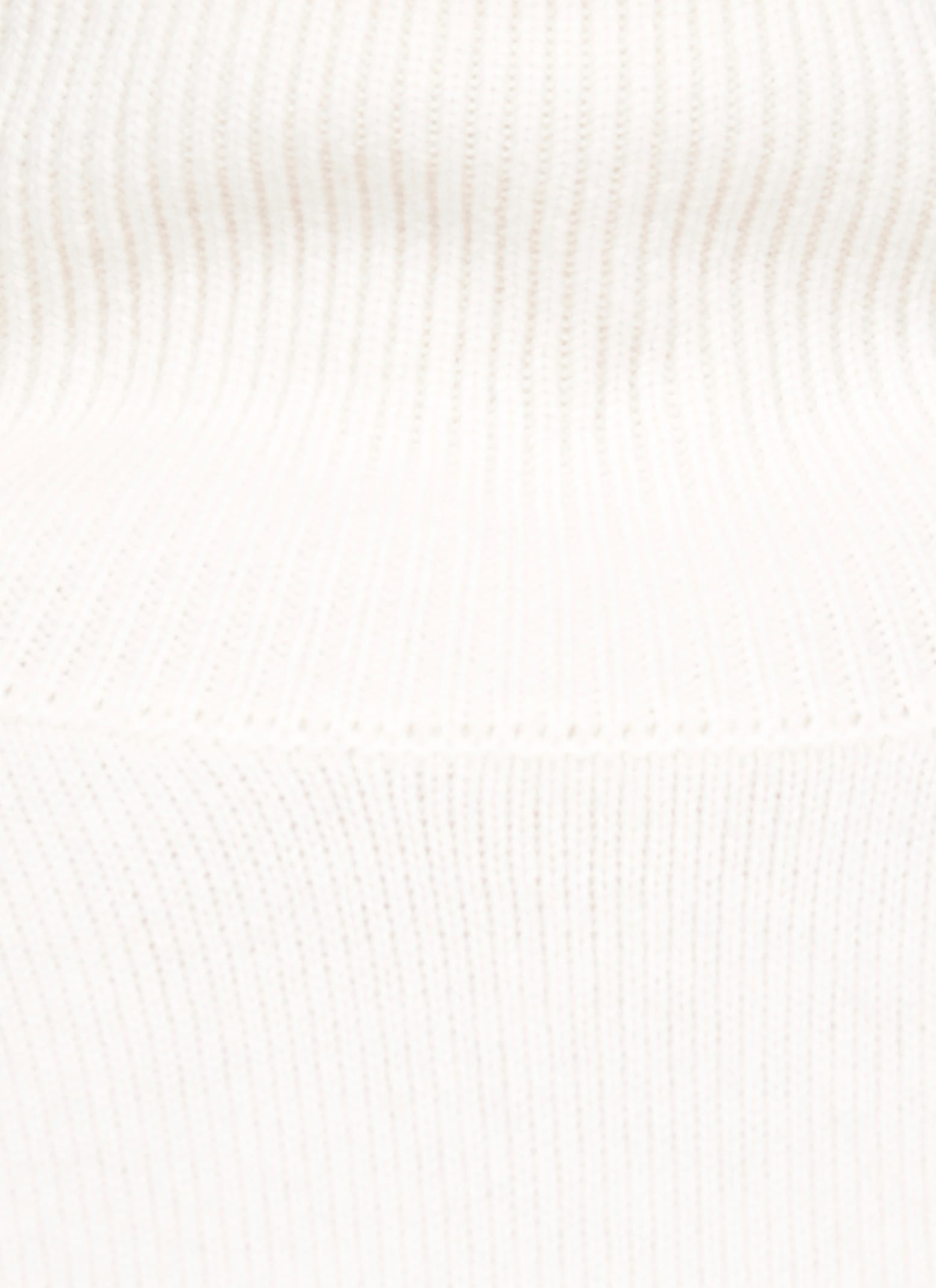 Loulou Studio Luke Stand Collar Wool Sweater In White