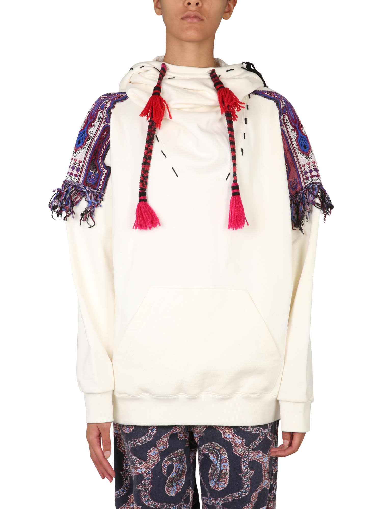 Etro Sweatshirt With Patches And Tassels