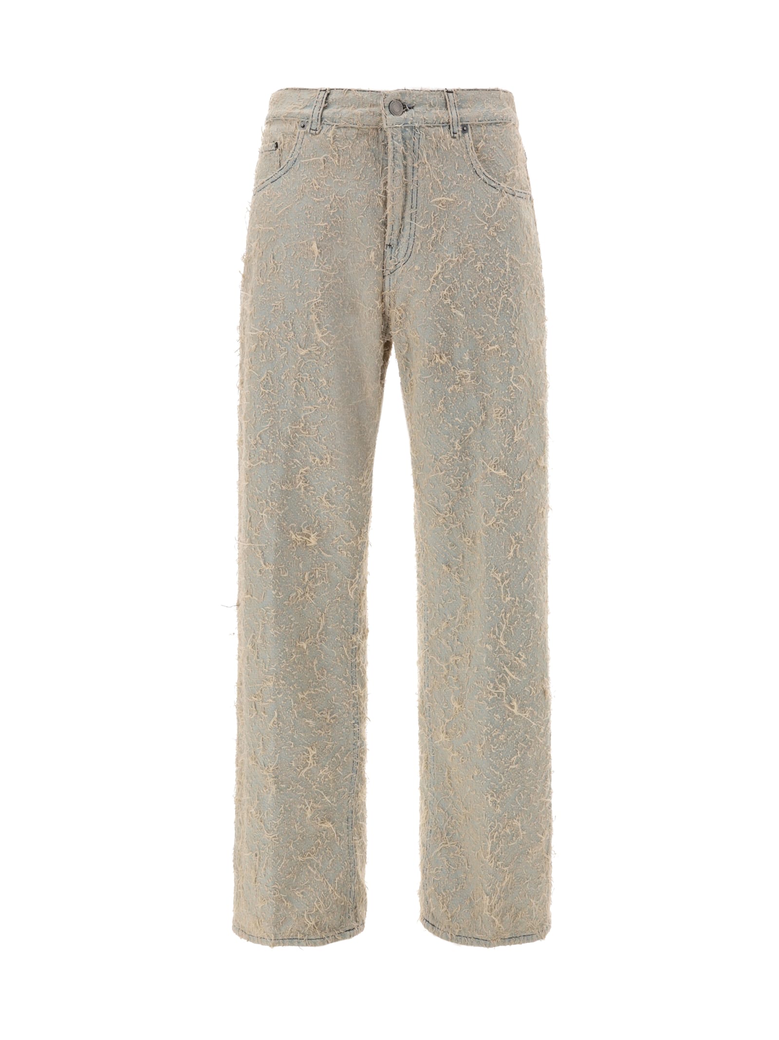 Haikure Jeans With Pilling Effect In Gray