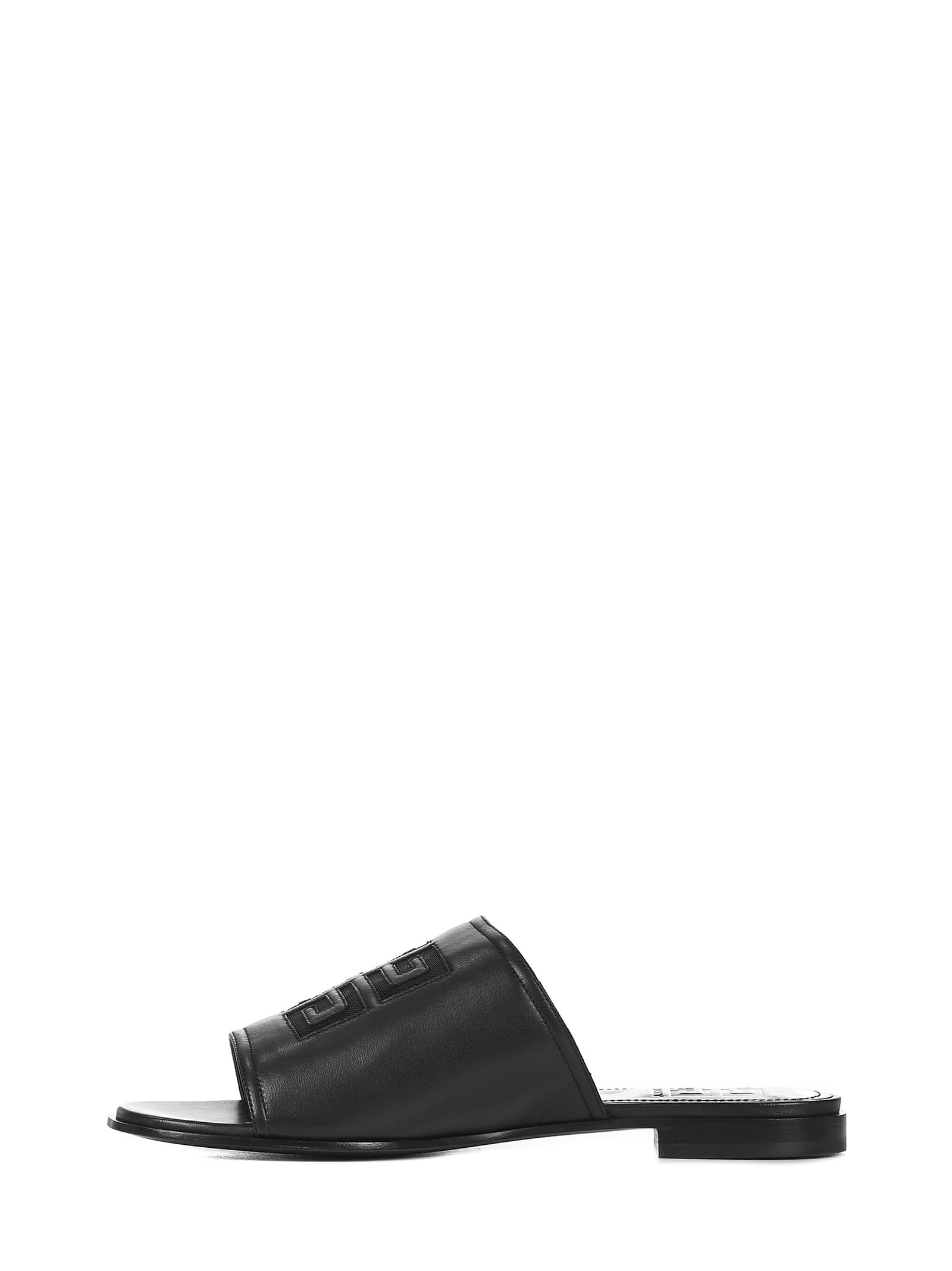 Shop Givenchy 4g Sandals In Black