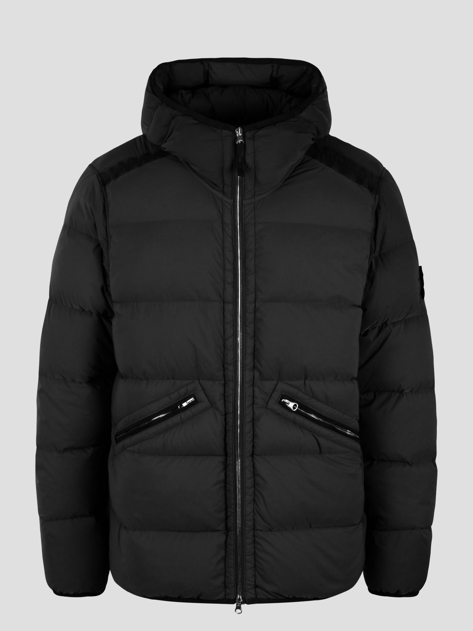 Shop Stone Island Seamless Tunnel Nylon Down In Black