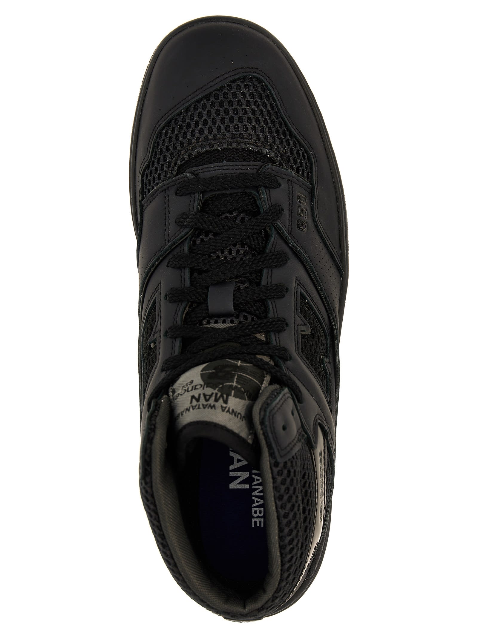 Shop Junya Watanabe X New Balance 650 Sneakers In Black Black