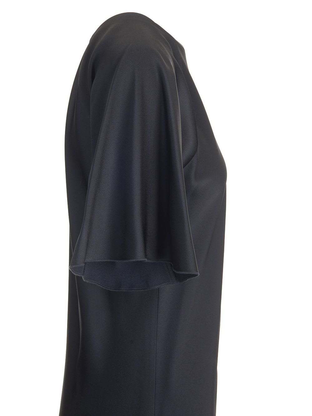 Shop Forte Forte Blue Half-sleeve Dress