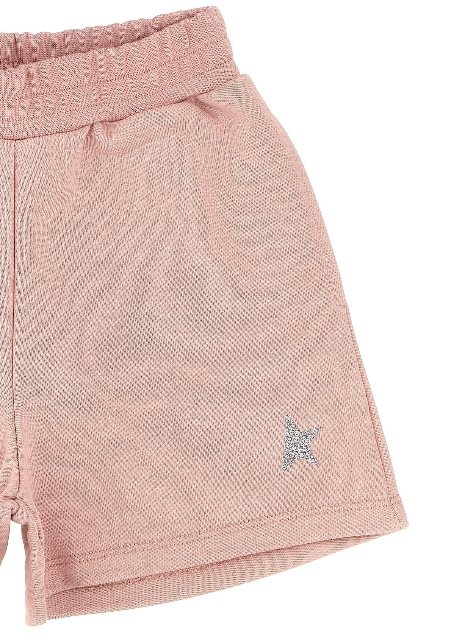 Shop Golden Goose Star Bermuda Shorts In Pink