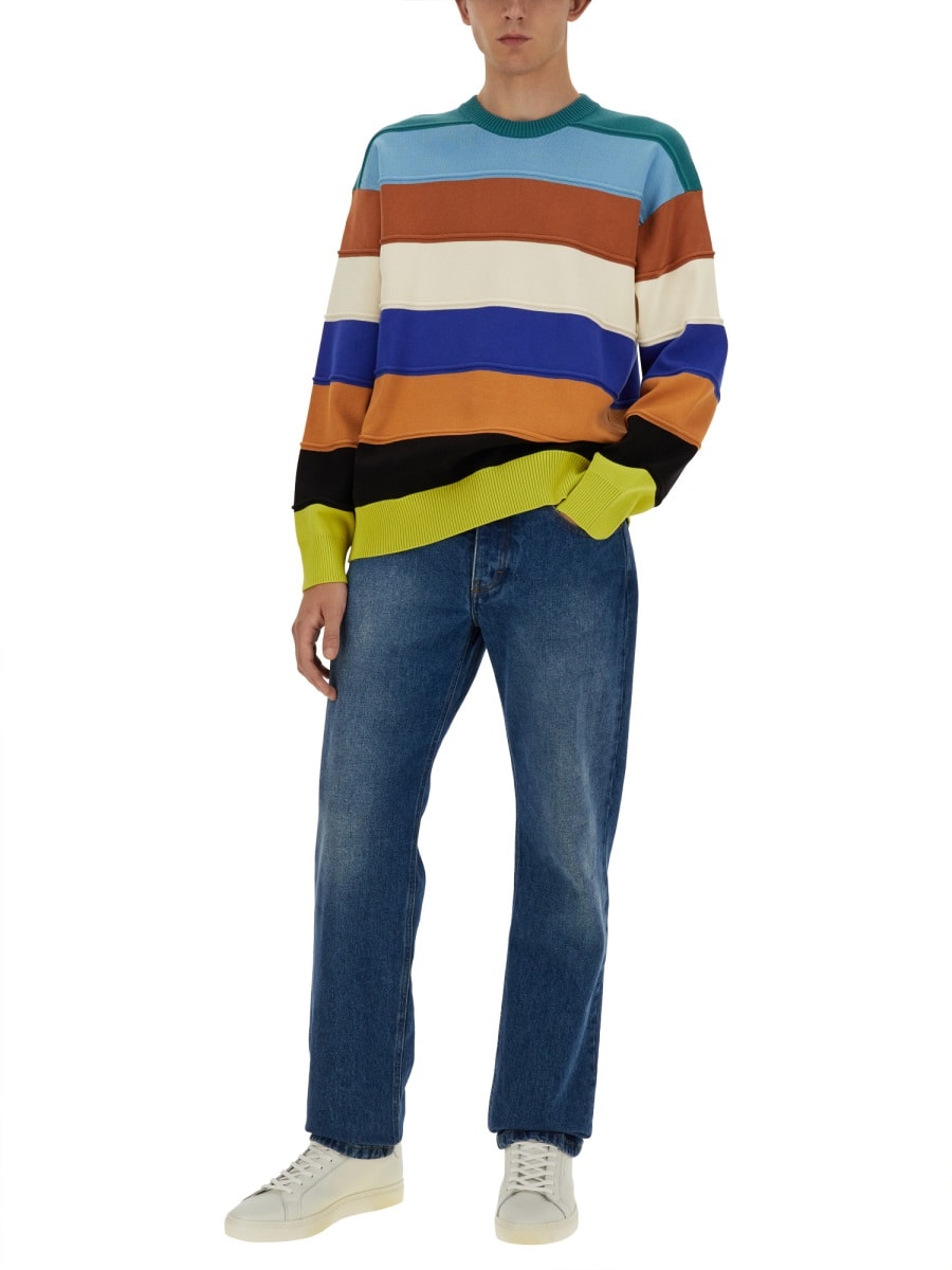 Shop Ps By Paul Smith Striped Shirt In Multicolour