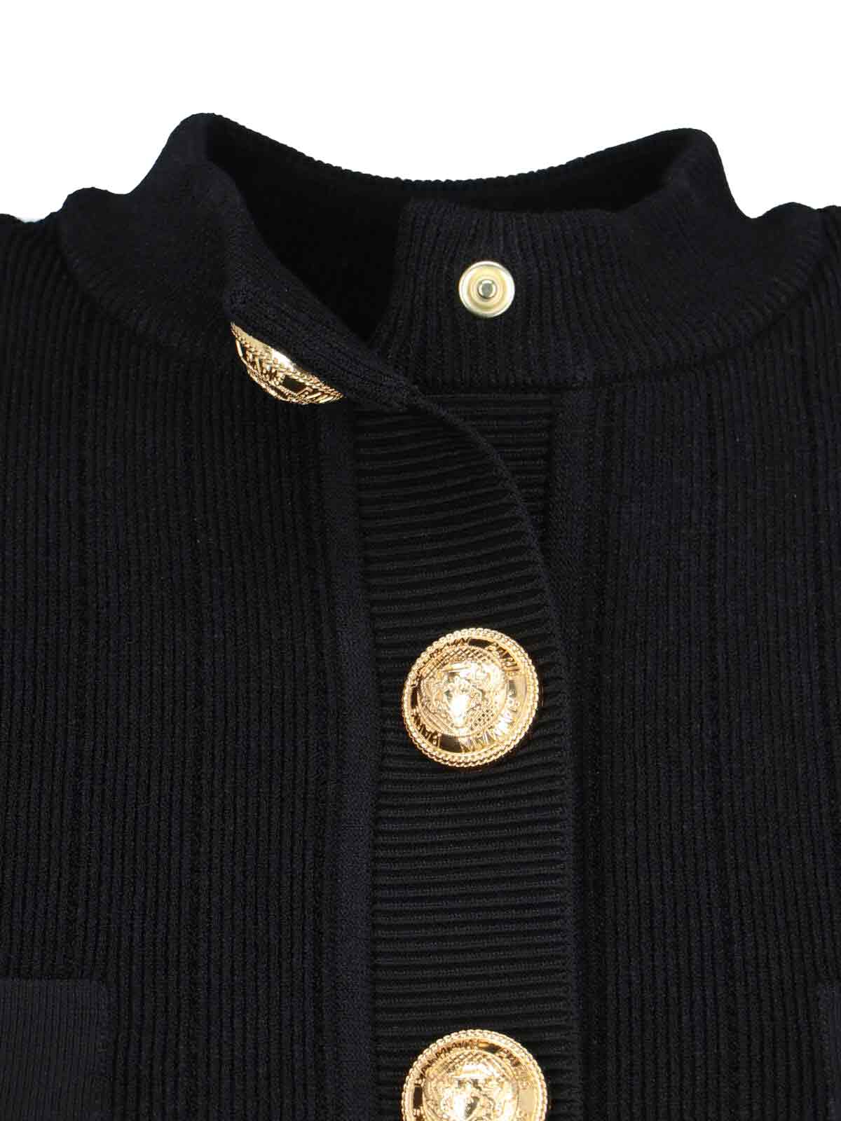 BALMAIN CARDIGAN WITH DECORATIVE BUTTONS
