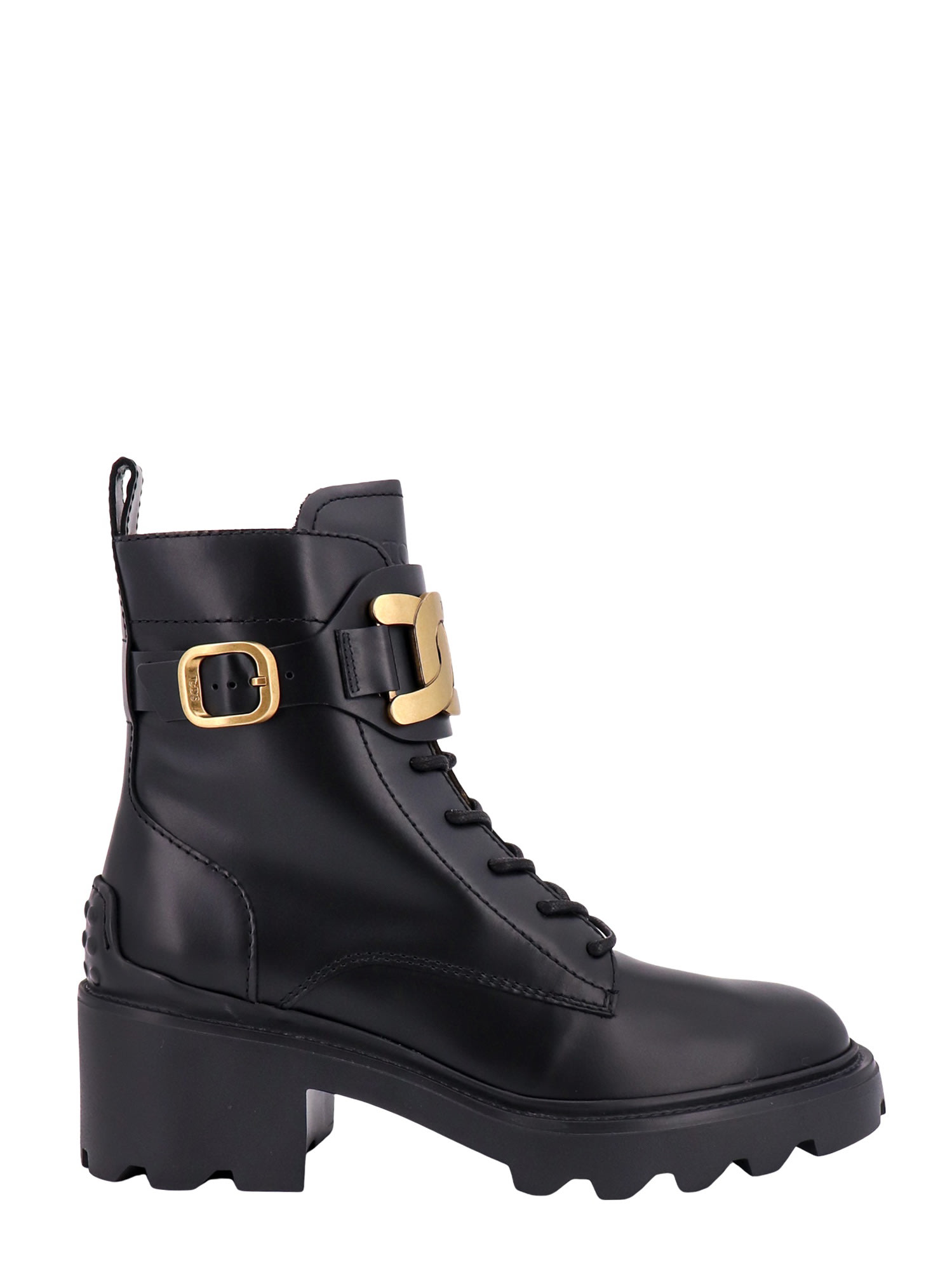 Shop Tod's Kate Ankle Boots In Black