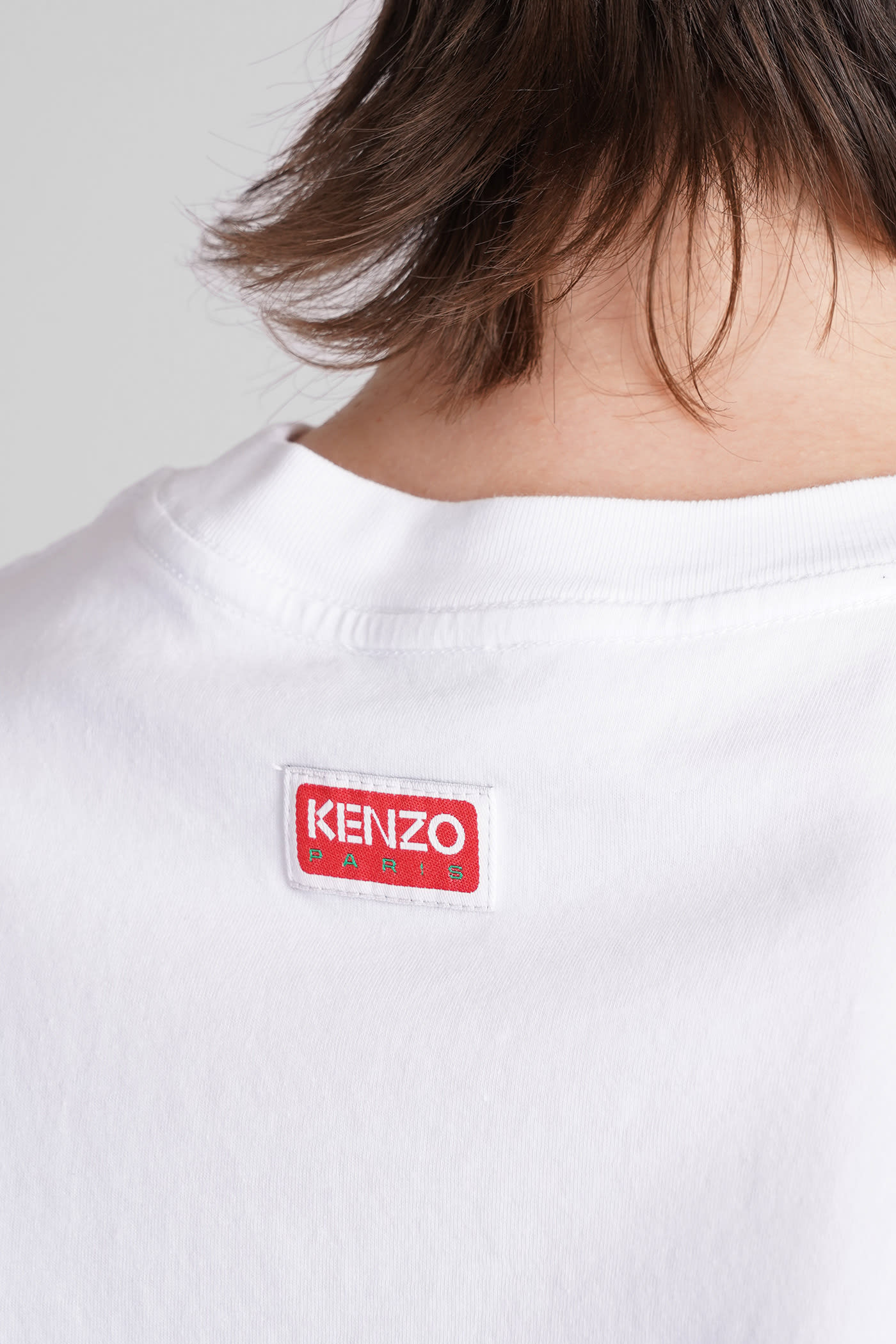 Shop Kenzo Foulard In Red Cotton