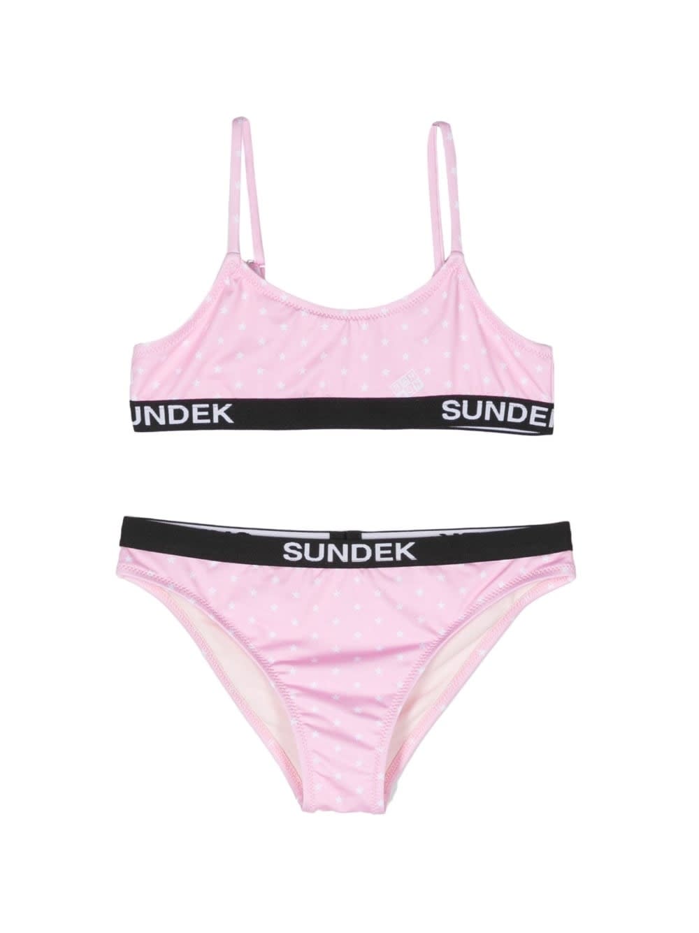 Shop Bonton Printed Bikini In Pink