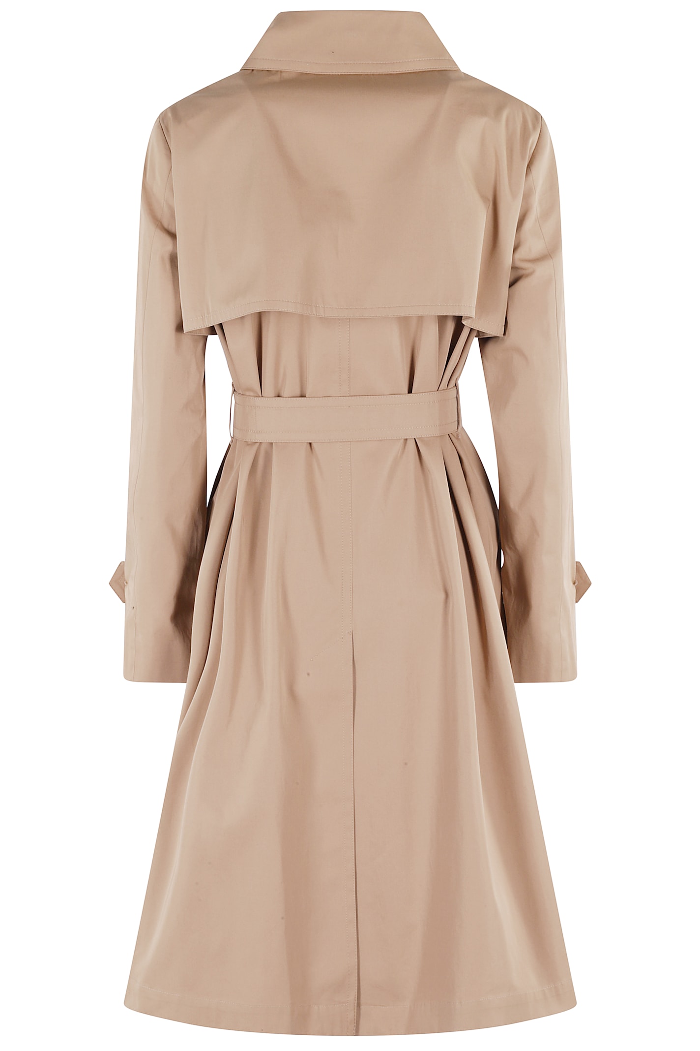 Herno Classic Double-breasted Cotton Trench Coat In Cammello