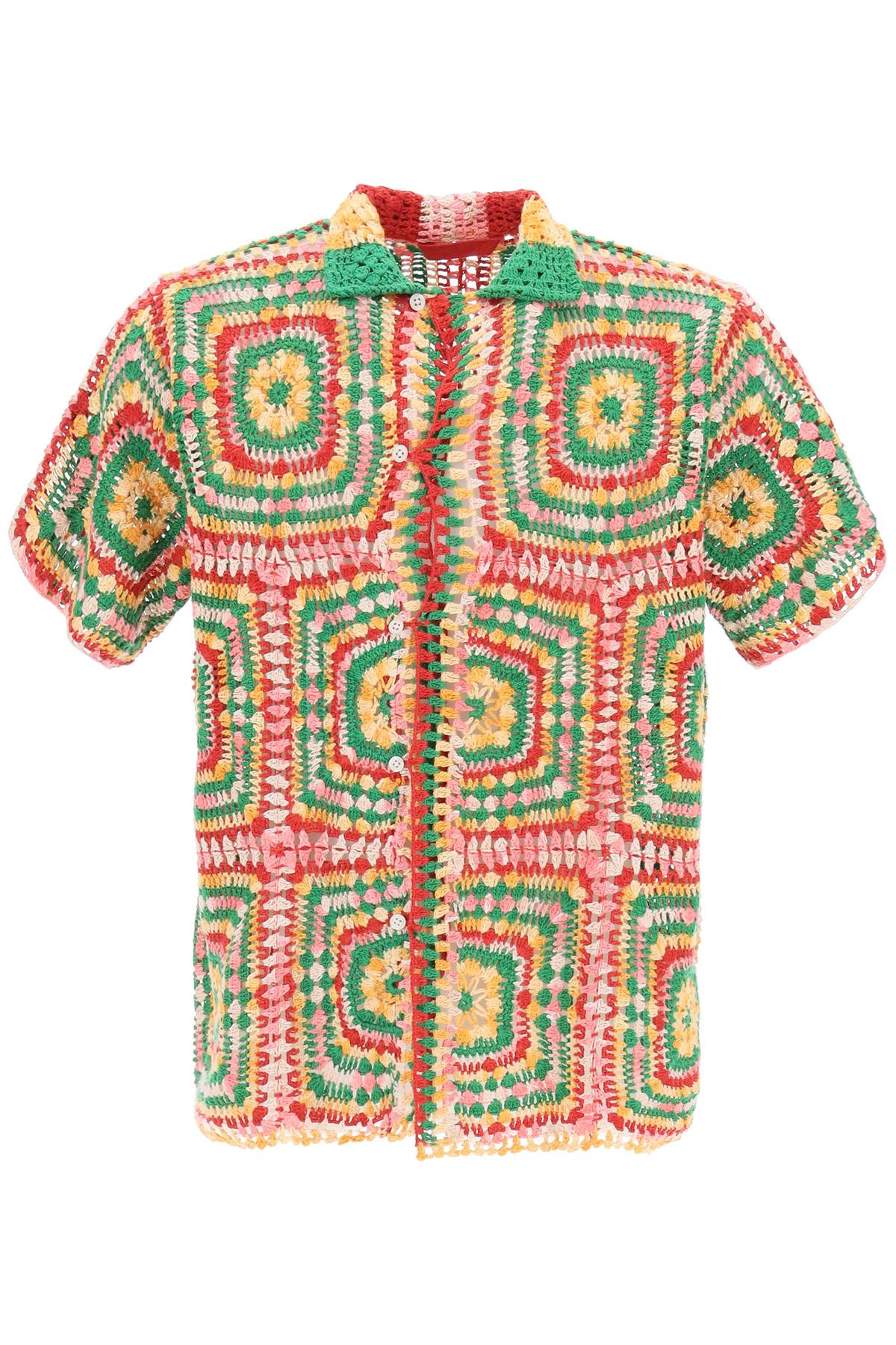 Bode Manchester Crochet Shirt