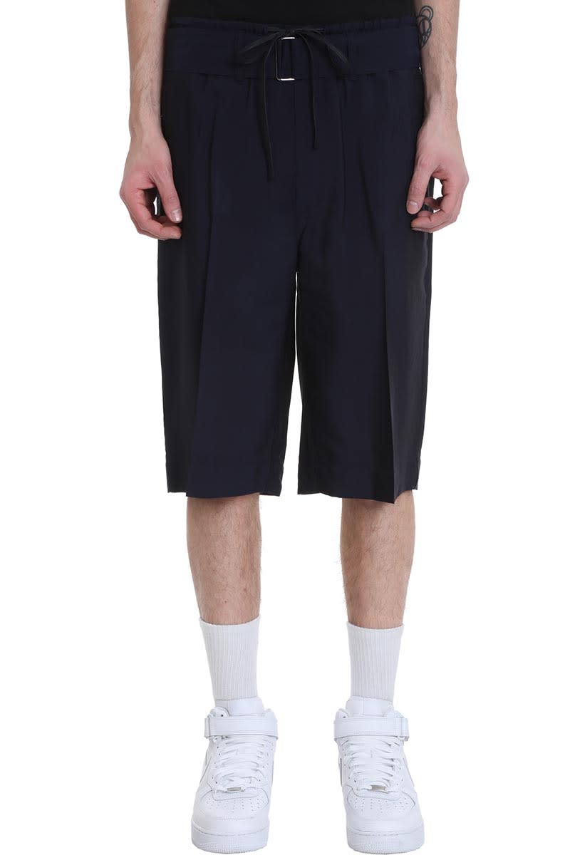 3.1 PHILLIP LIM / フィリップ リム SHORTS IN BLUE COTTON,11272777