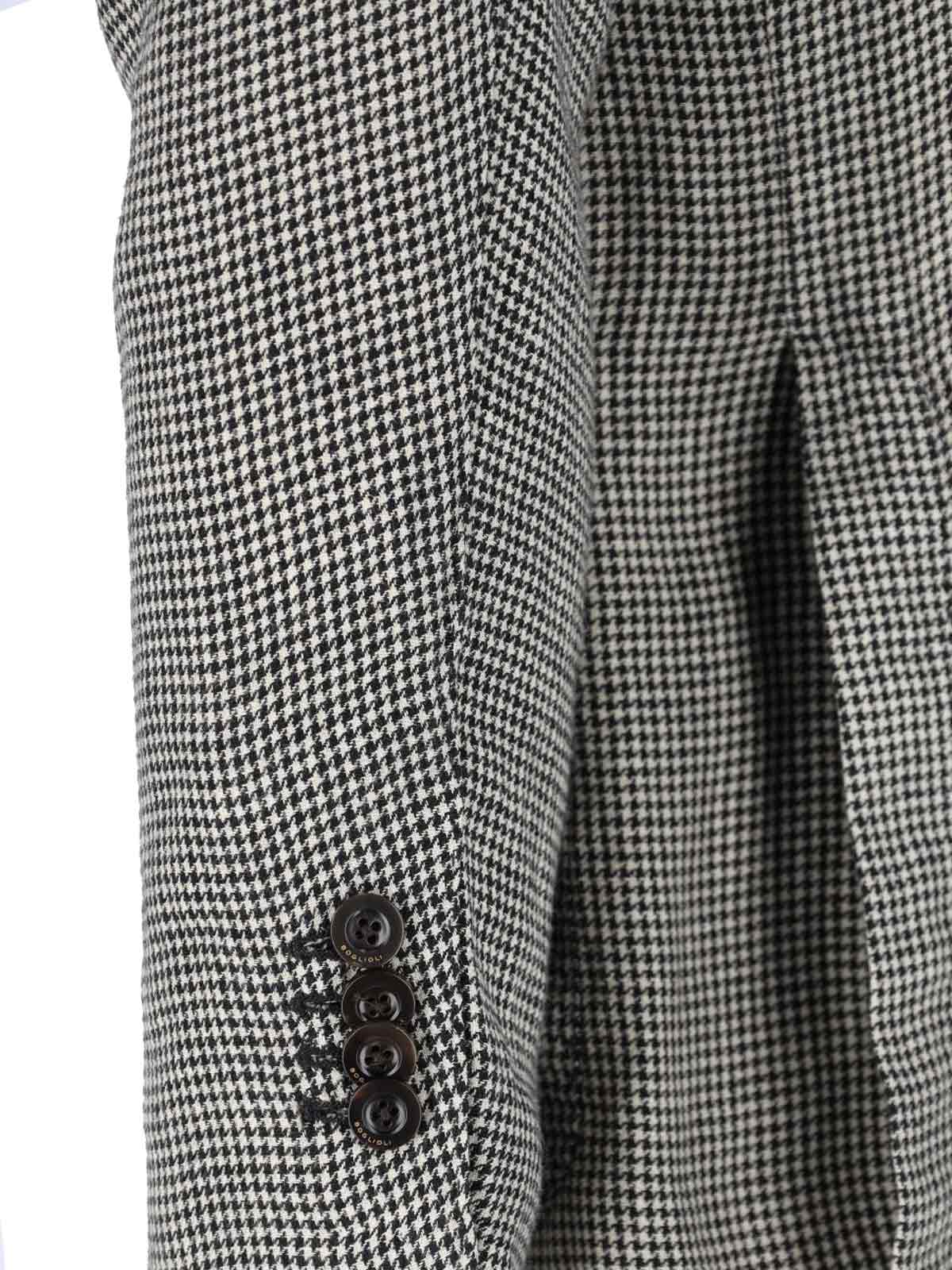 Boglioli Double-breasted Houndstooth Blazer