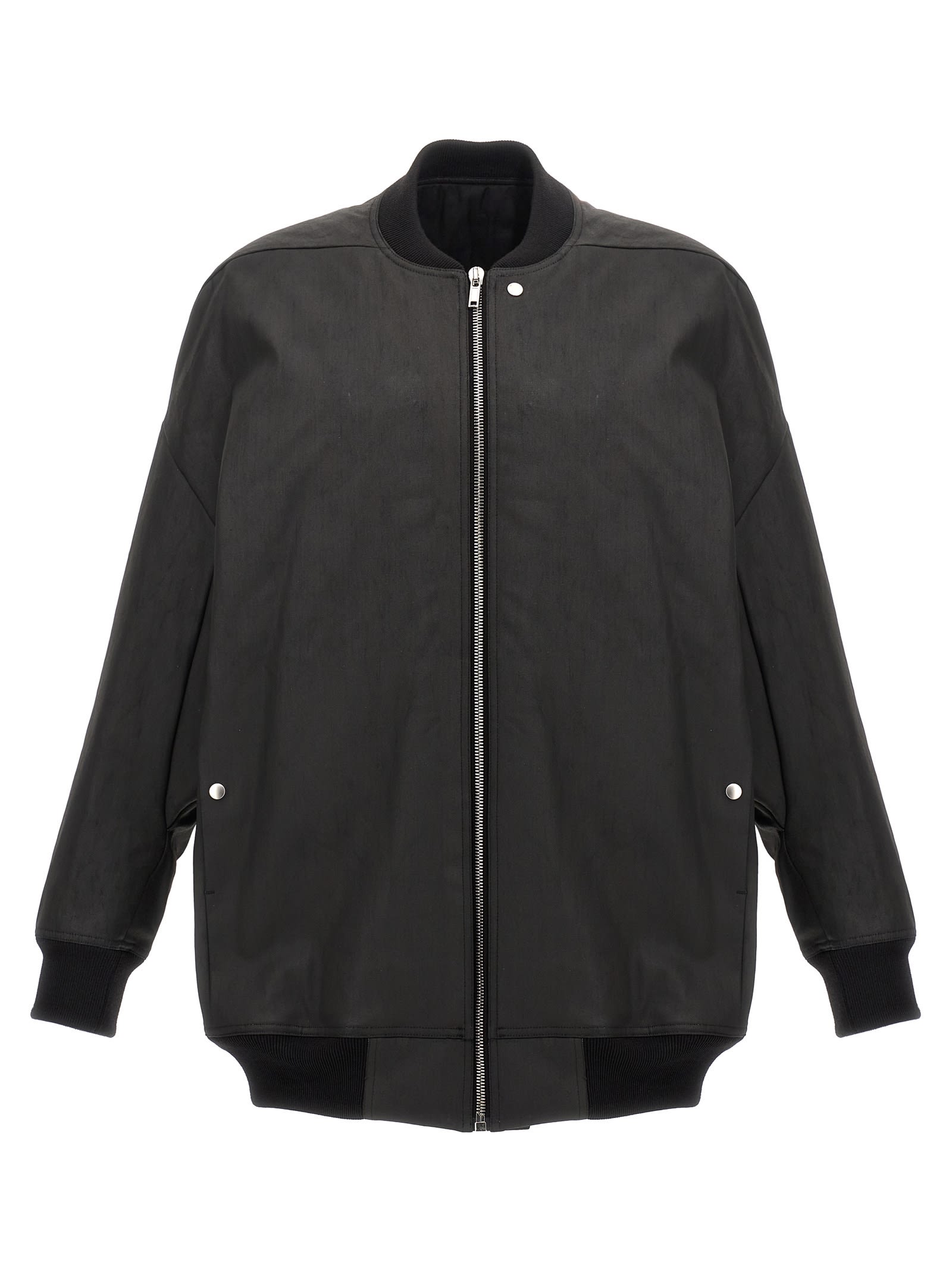 Shop Rick Owens Jumbo Peter Flight Jacket In Black