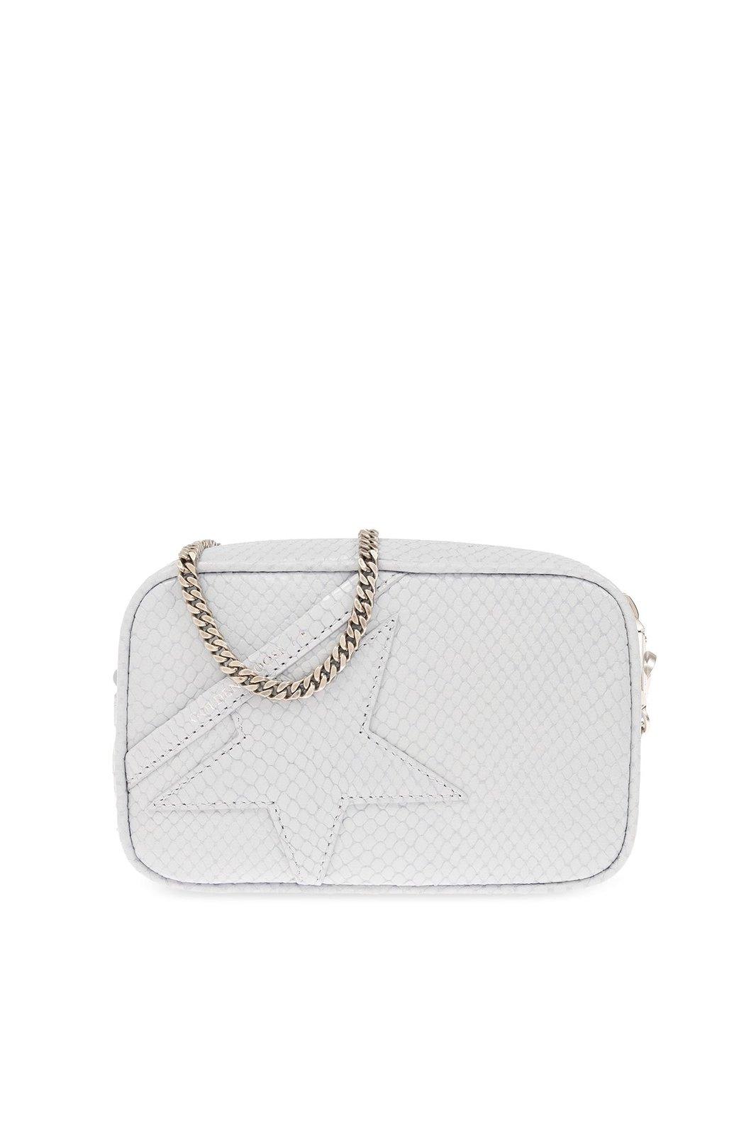 Shop Golden Goose Star Mini Shoulder Bag In Grey