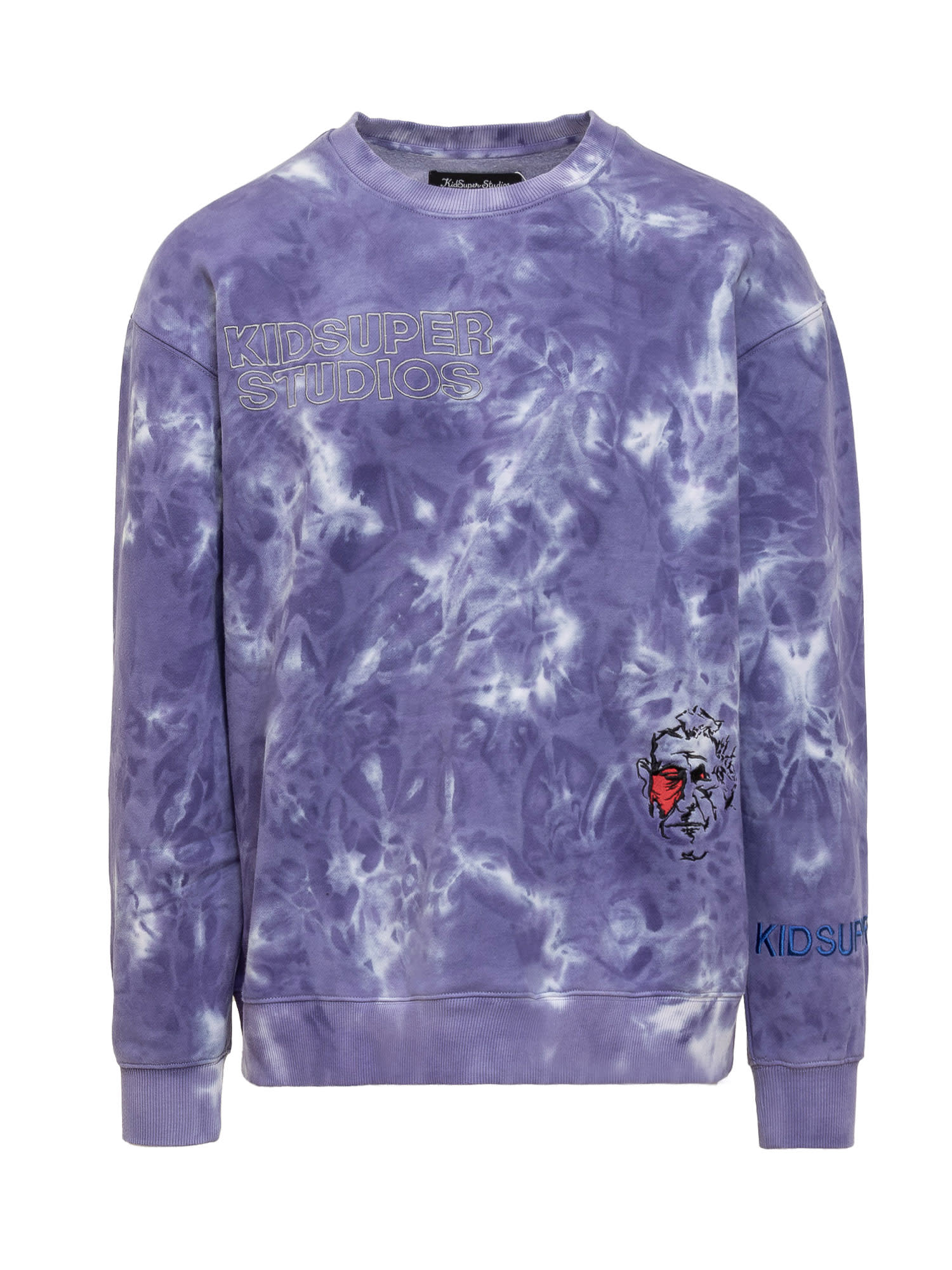Shop Kidsuper Dye Sweatshirt In Purple