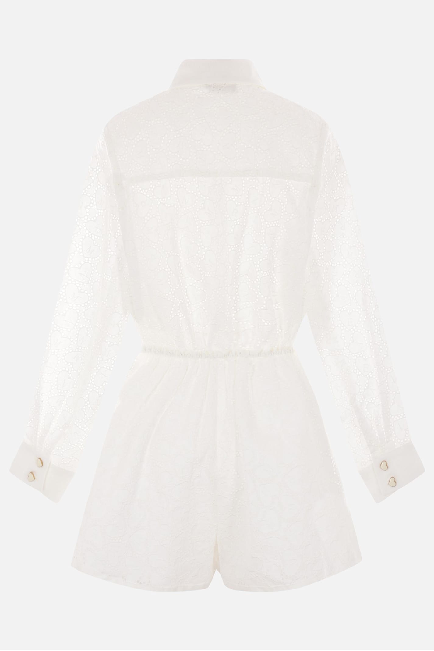 Zimmermann Cream-colored Lace Shirt Dress Women In White