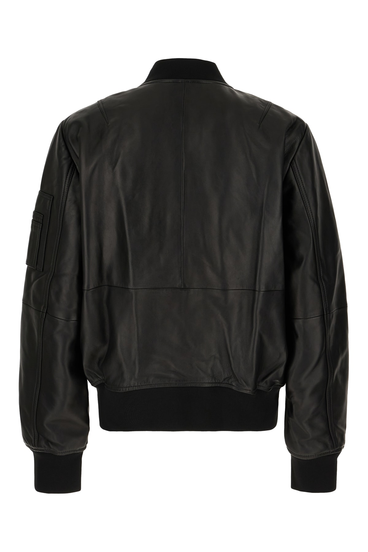 Shop Versace Jeans Couture Jacket With Logo In Black Gold