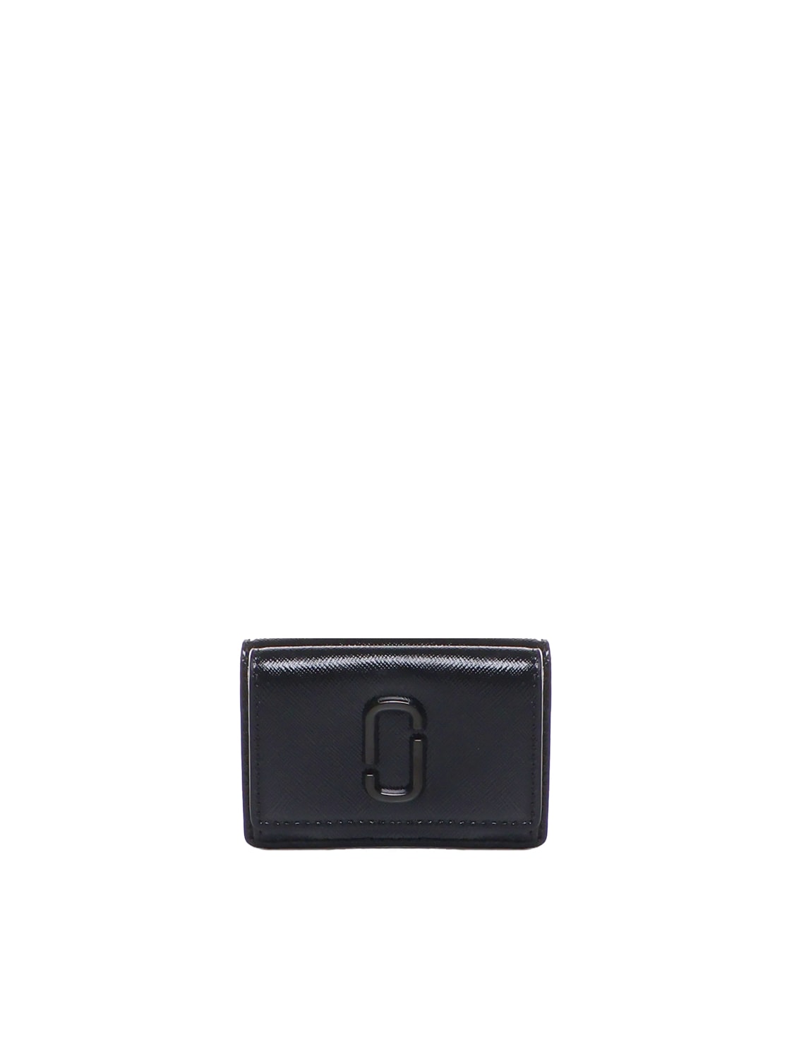 Shop Marc Jacobs The Trifold Mini Wallet In Black