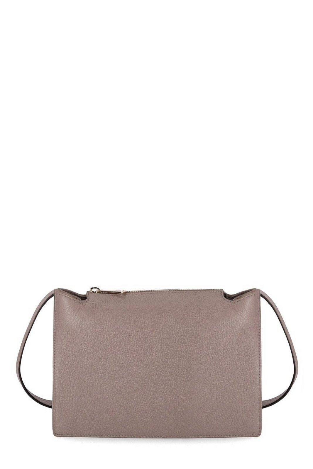 Furla Nuvola S Stucco Gray Crossbody Bag In Tortora