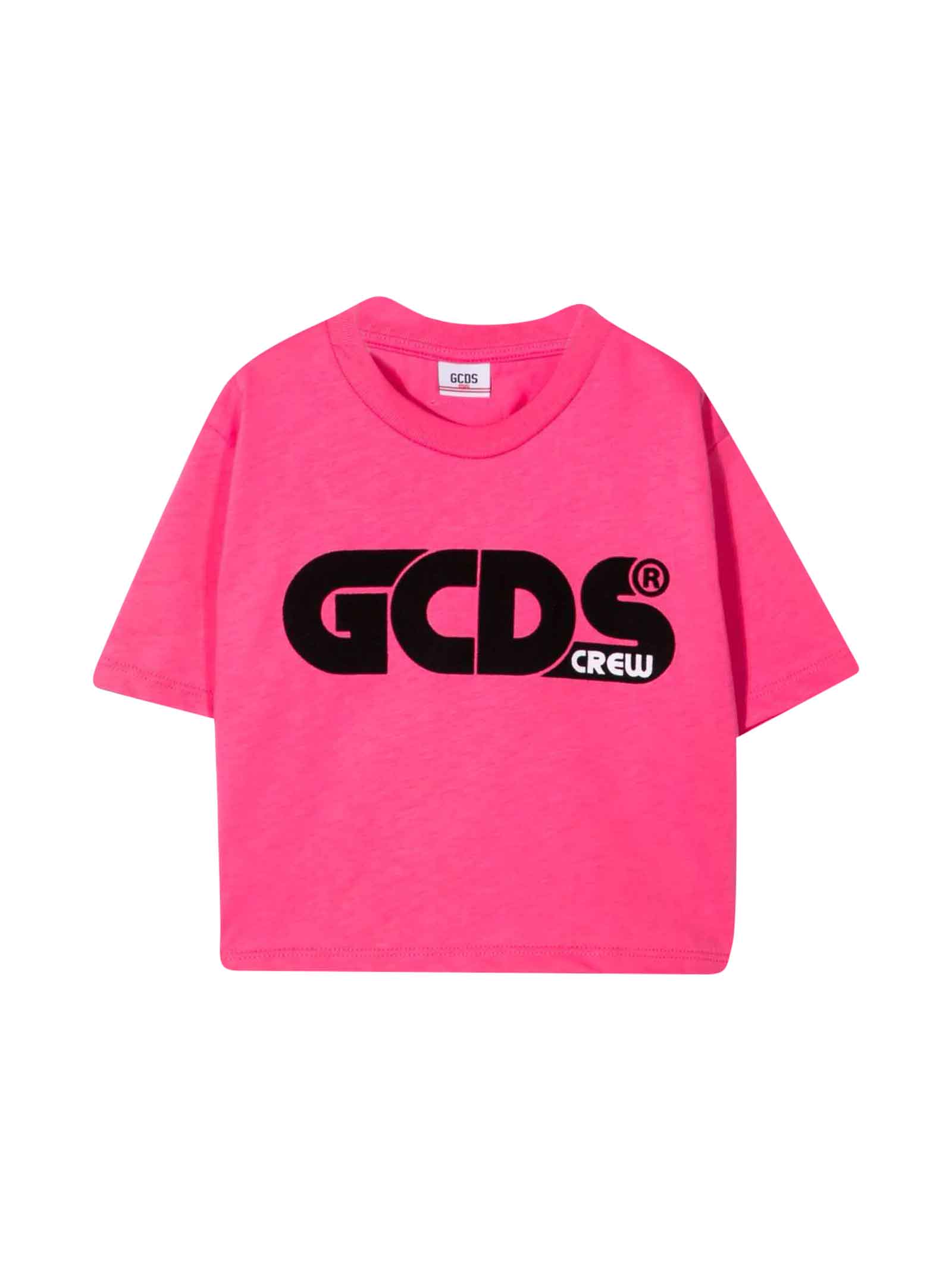 GCDS Mini Fuchsia Teen T-shirt