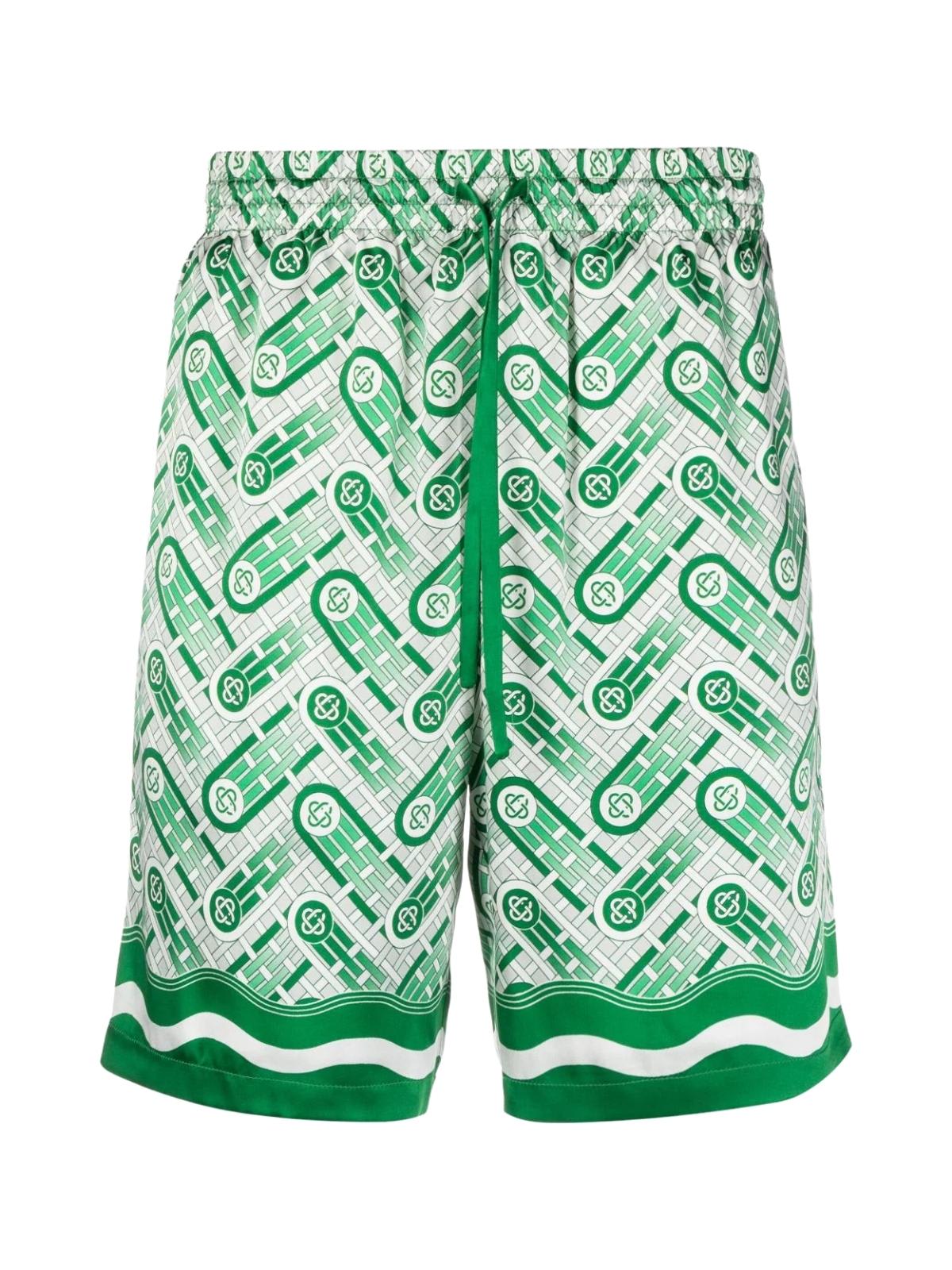 Casablanca Silk Shorts W/drawstrings