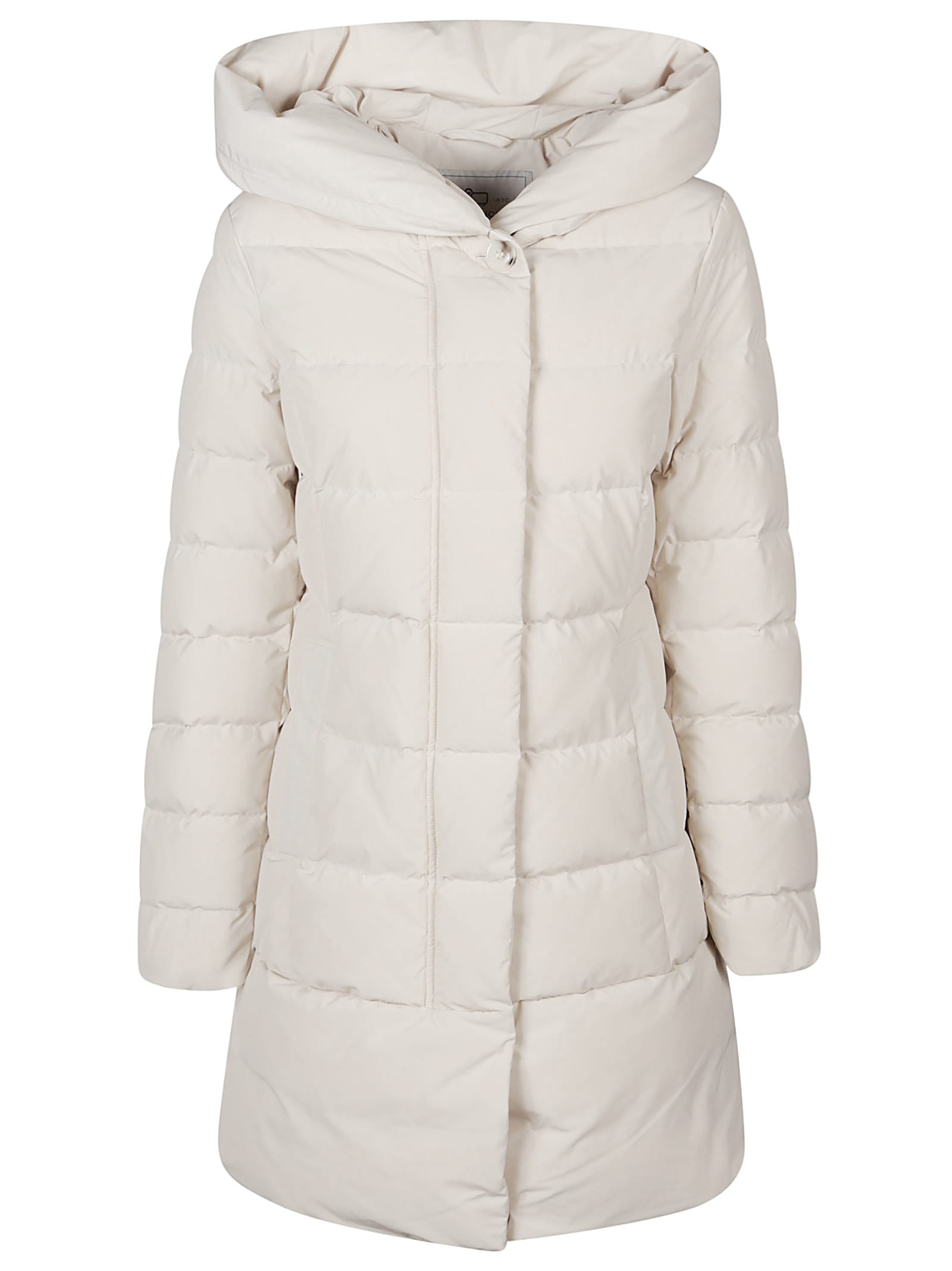 Shop Woolrich Puffy Prescott Parka In Milky Cream