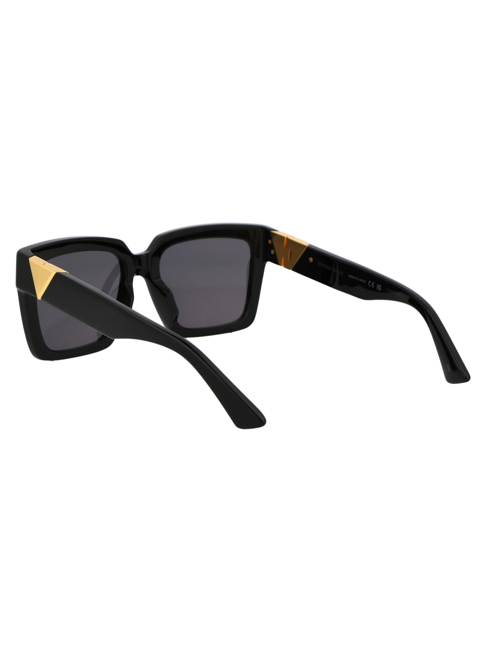 Shop Bottega Veneta Bv1198sa Sunglasses In 001 Black Black Grey