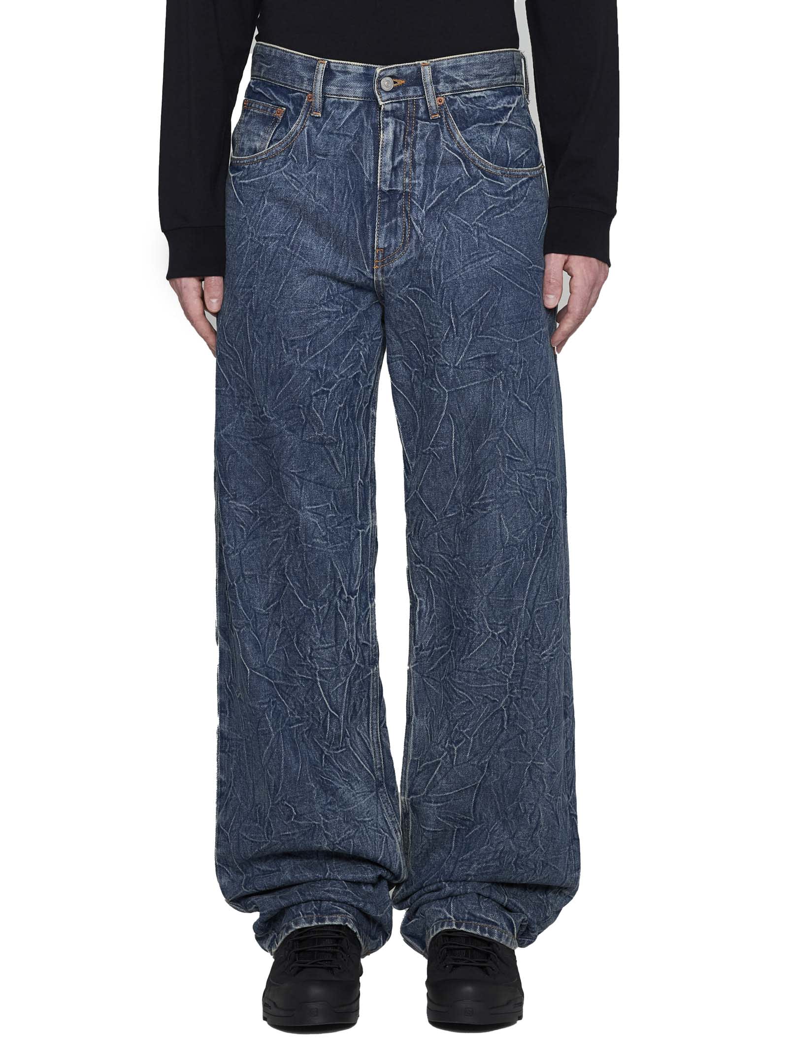 Shop Mm6 Maison Margiela Jeans In Blue