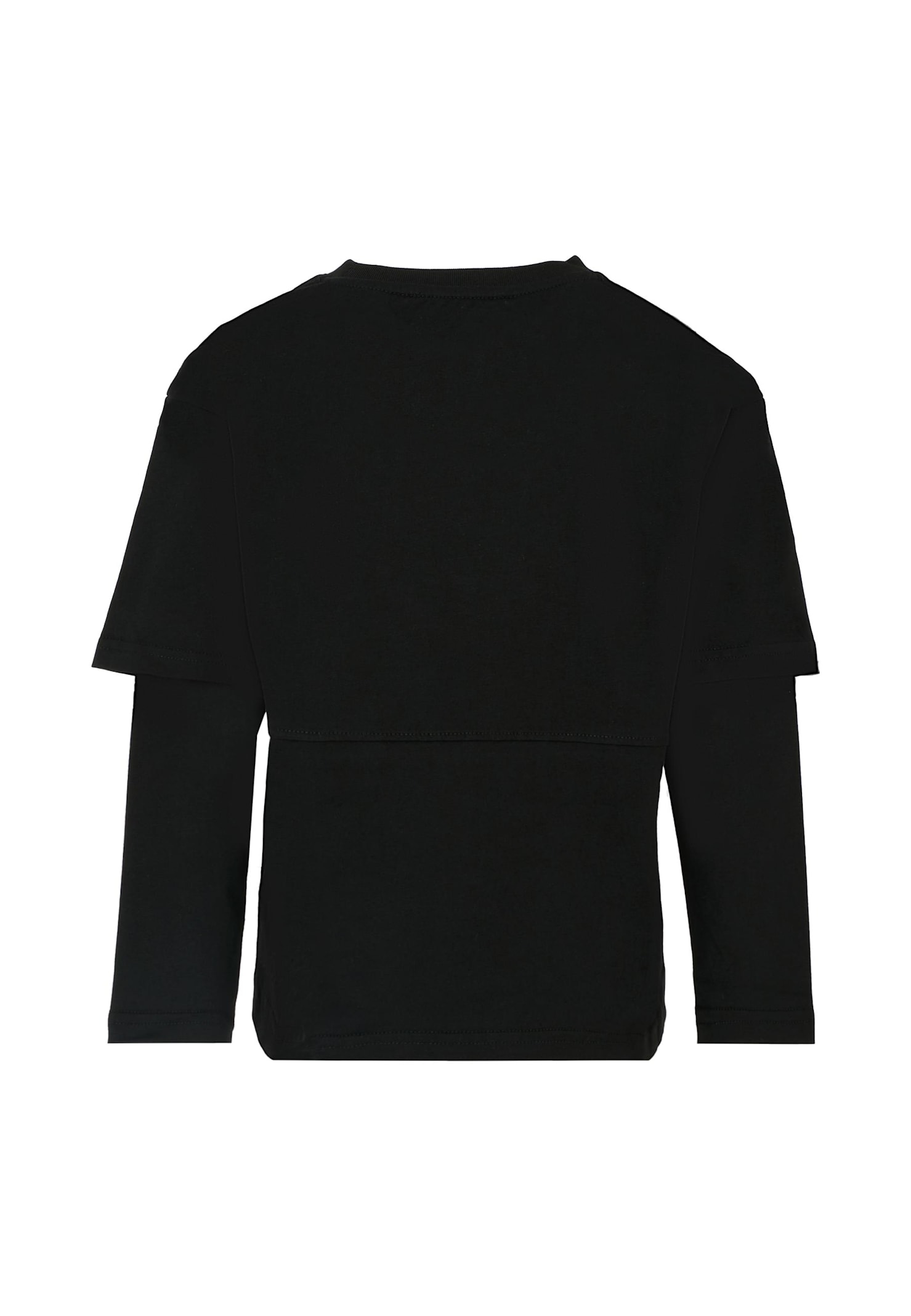 Richmond Black T-shirt For Boy With Logo In Black