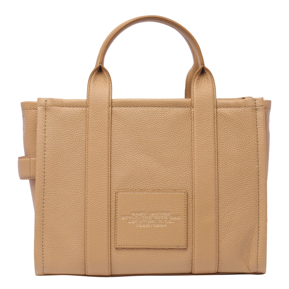 Shop Marc Jacobs The Medium Tote Bag In Beige