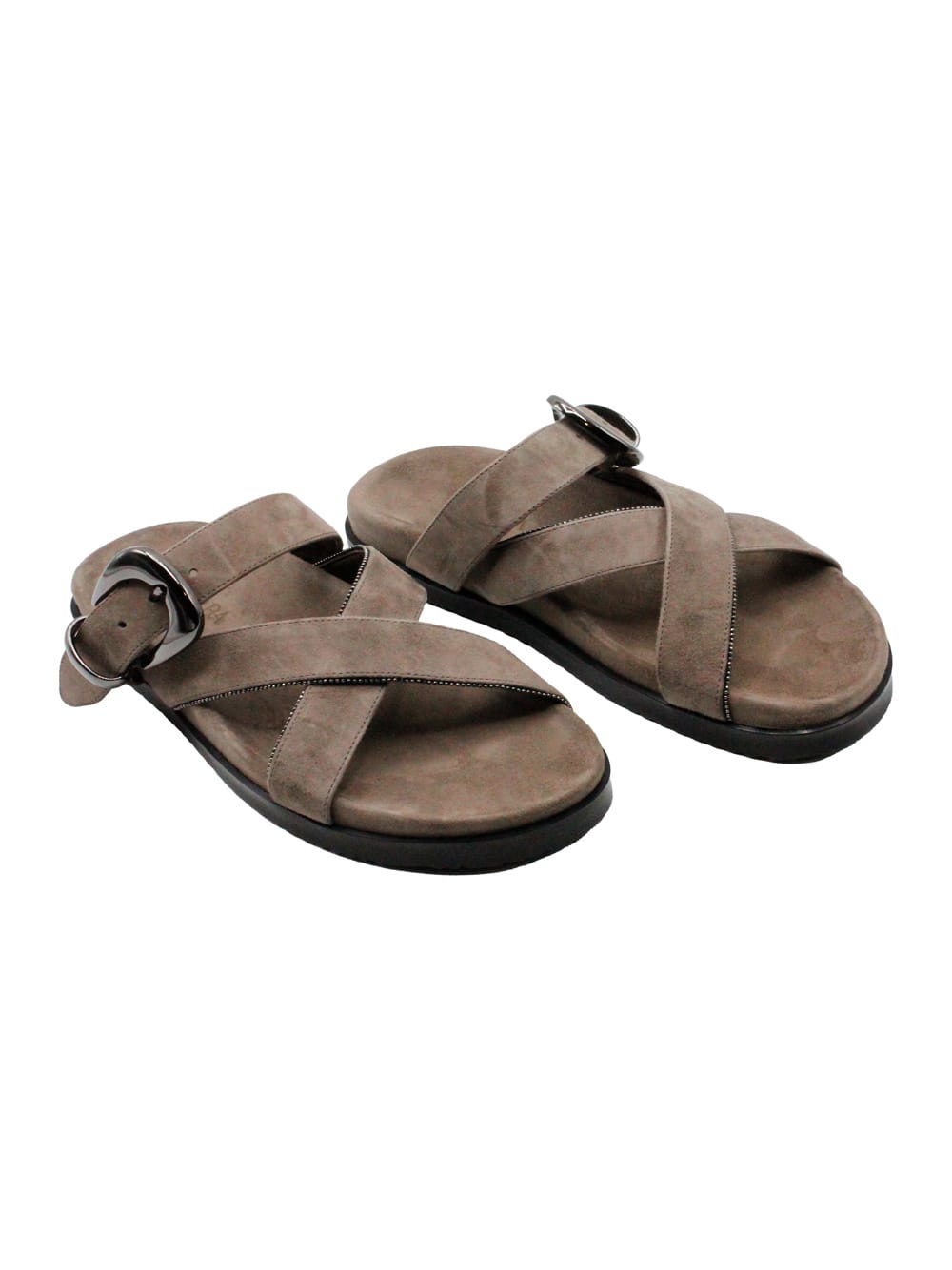 Barba Napoli Sandals In Fango