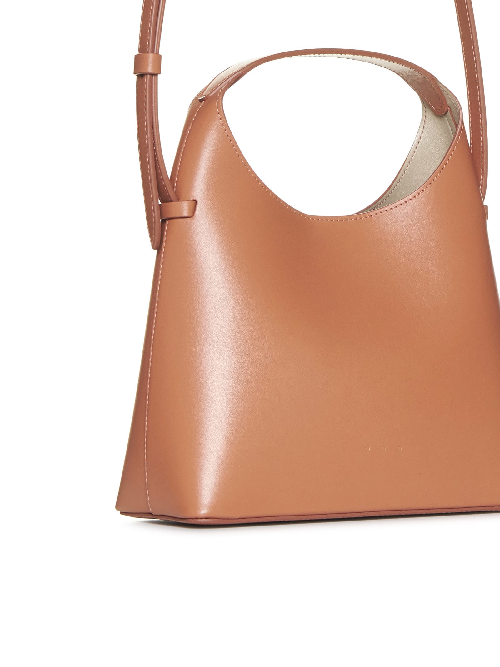 Shop Aesther Ekme Shoulder Bag In Copper Tan