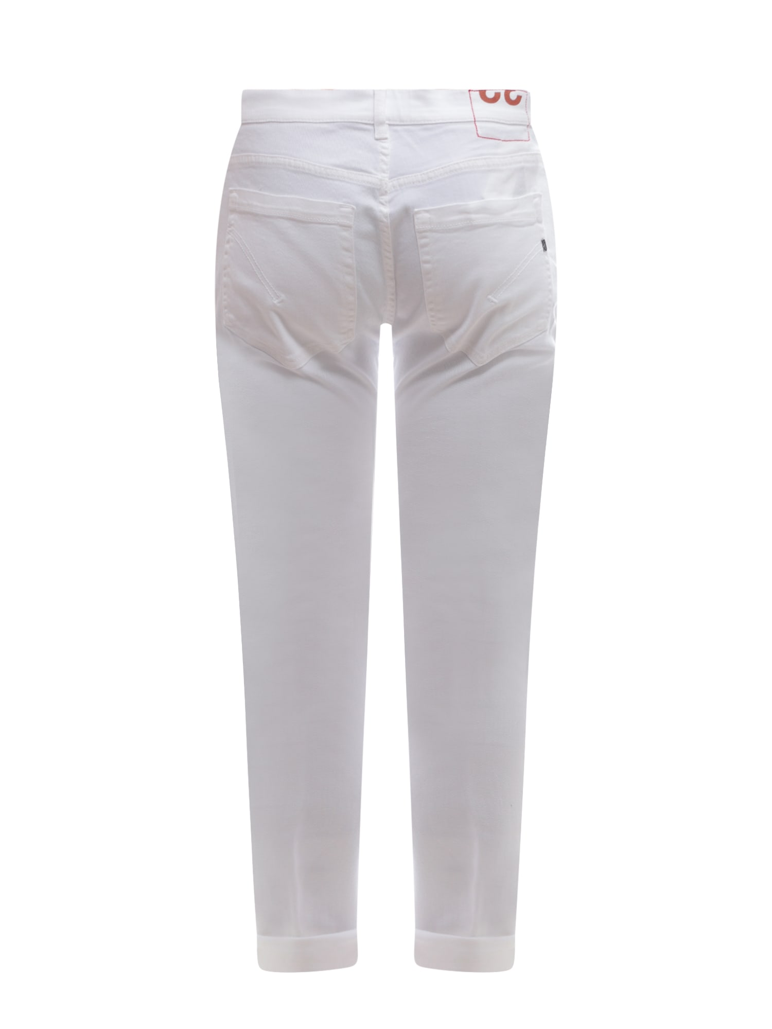 Shop Dondup George Trouser In White