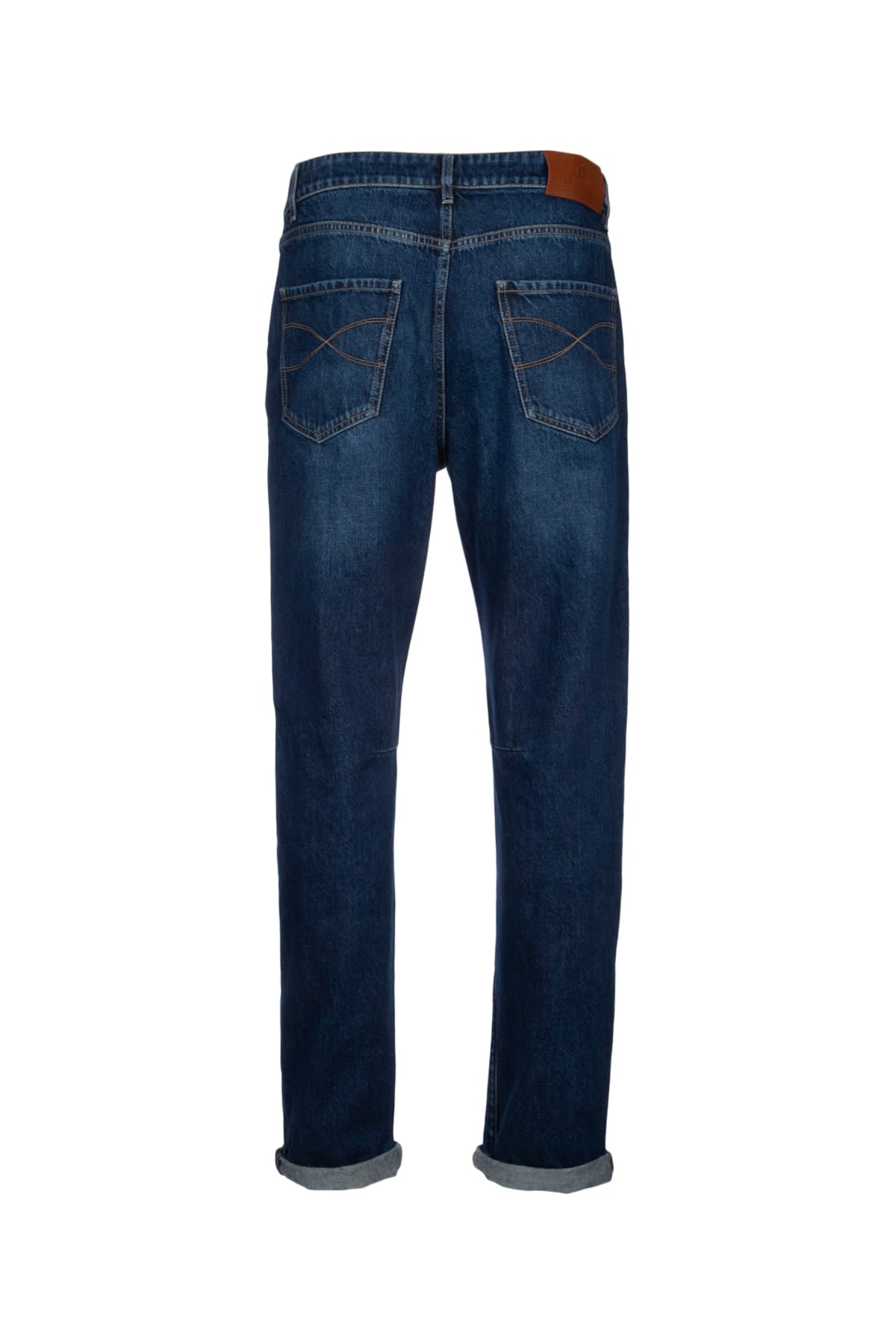 Shop Brunello Cucinelli Denim Pants In Blue