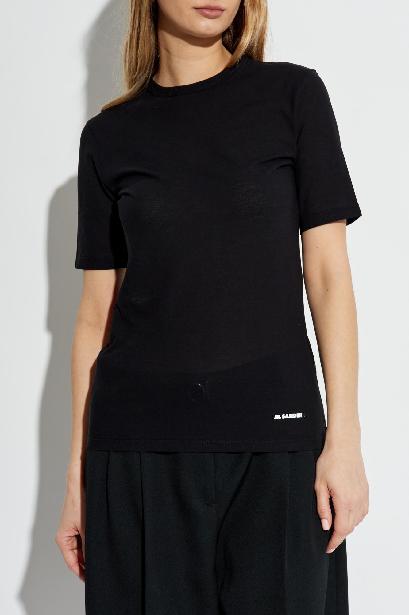 Jil Sander Logo Cotton Jersey T-shirt